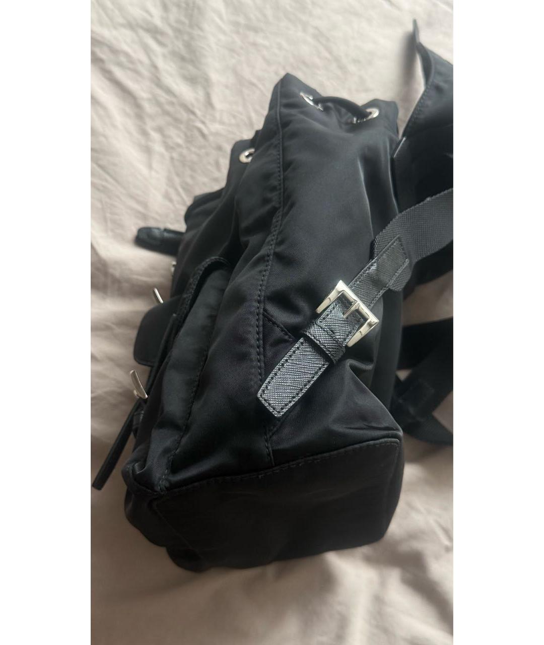 PRADA Черный тканевый рюкзак, фото 2