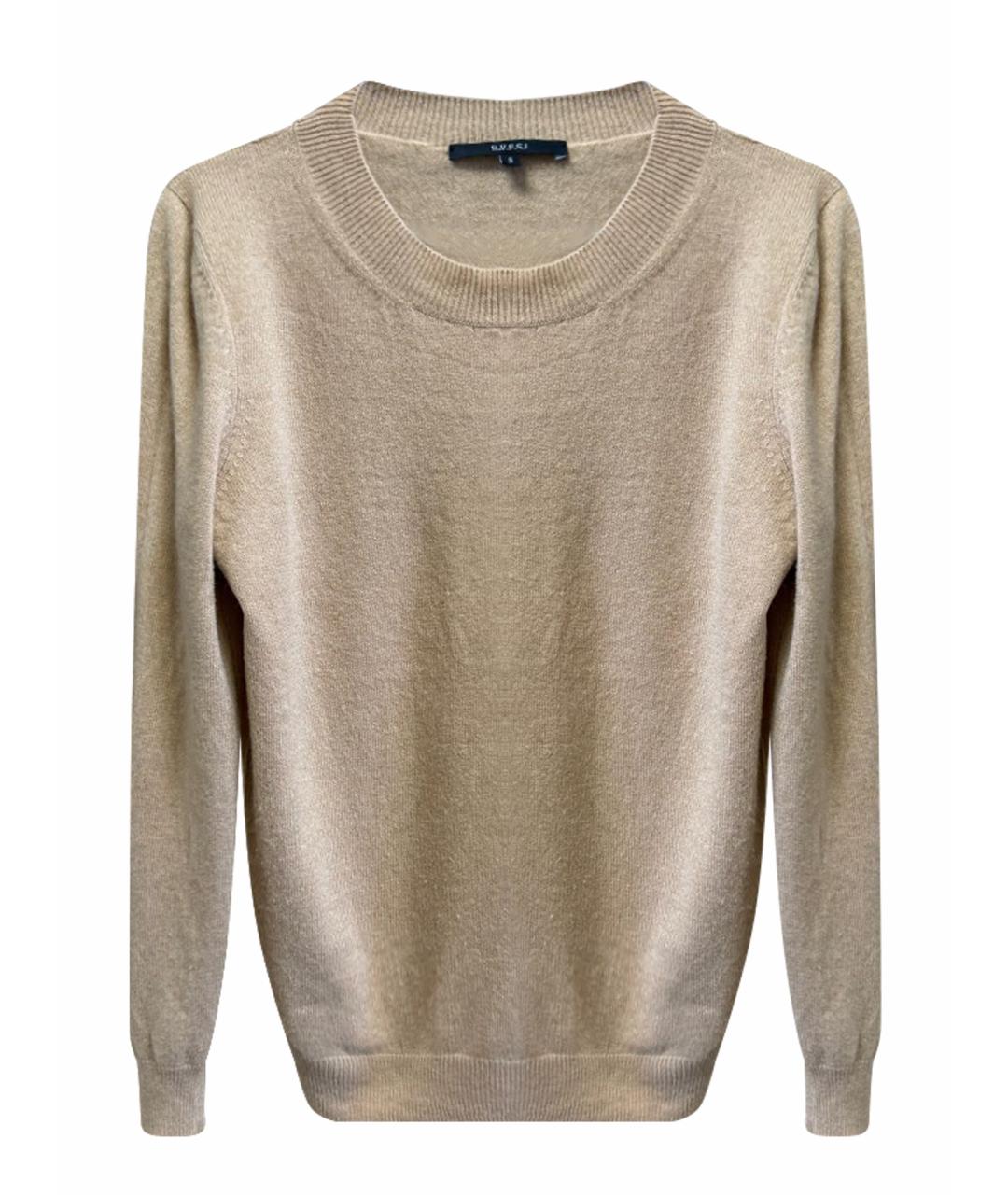 GUCCI Коричневый кашемировый джемпер / свитер, фото 1