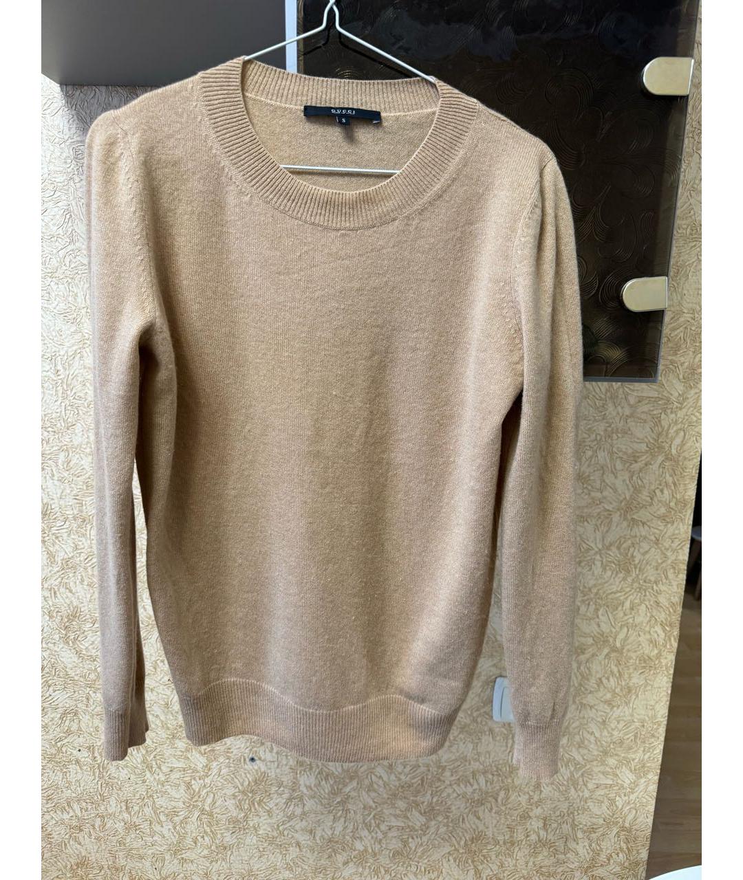 GUCCI Коричневый кашемировый джемпер / свитер, фото 5