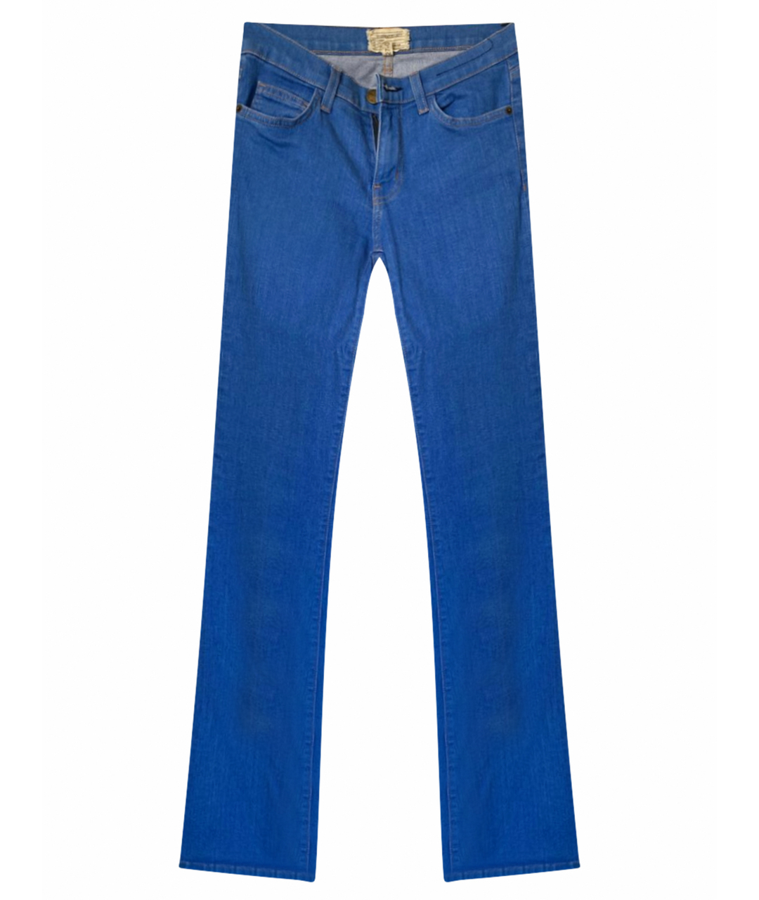CURRENT/ELLIOTT Синие хлопко-полиэстеровые джинсы клеш, фото 1