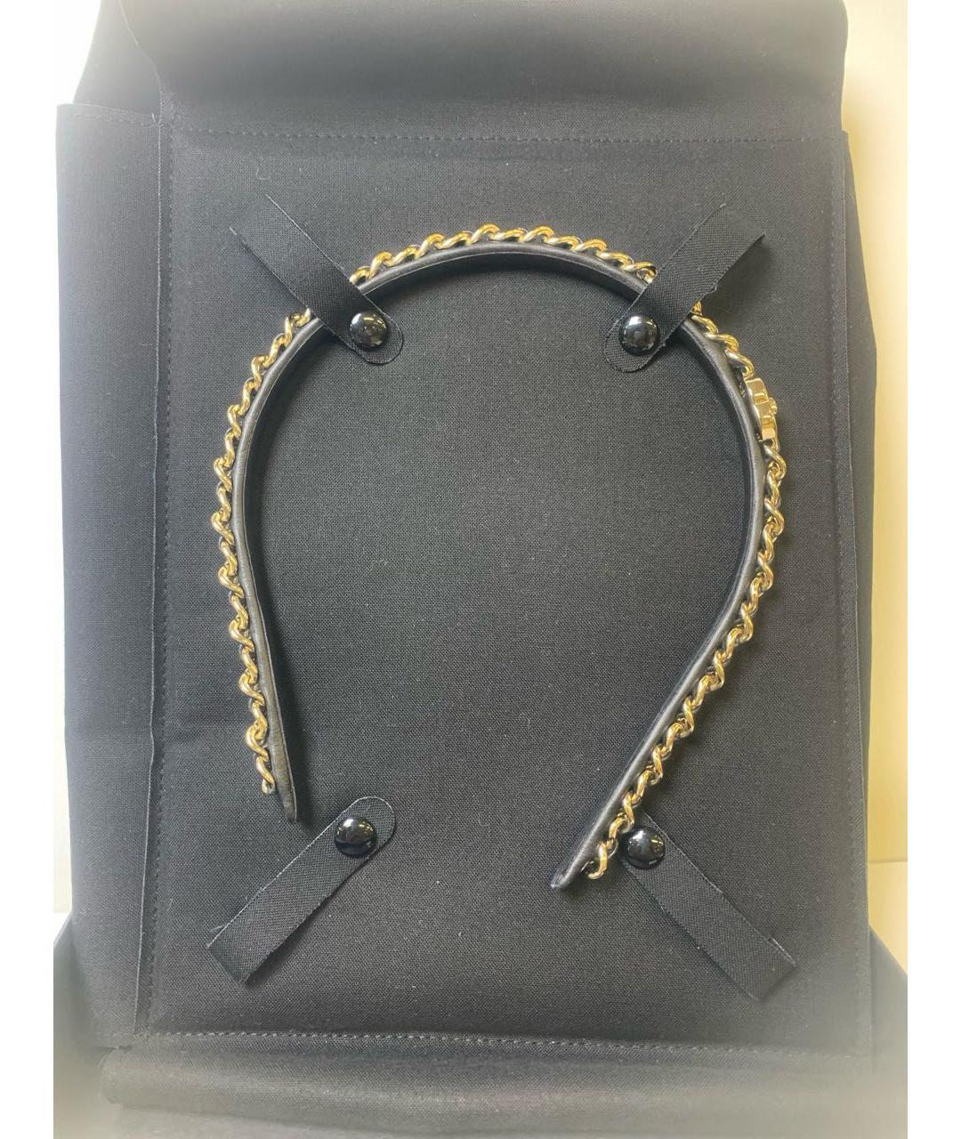 CHANEL Черная диадема, фото 6