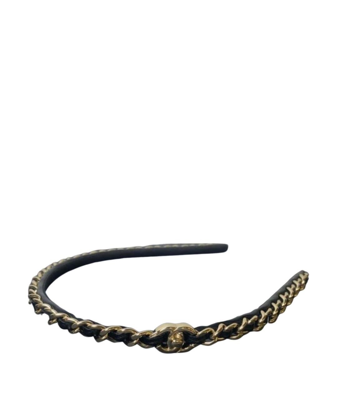 CHANEL Черная диадема, фото 1