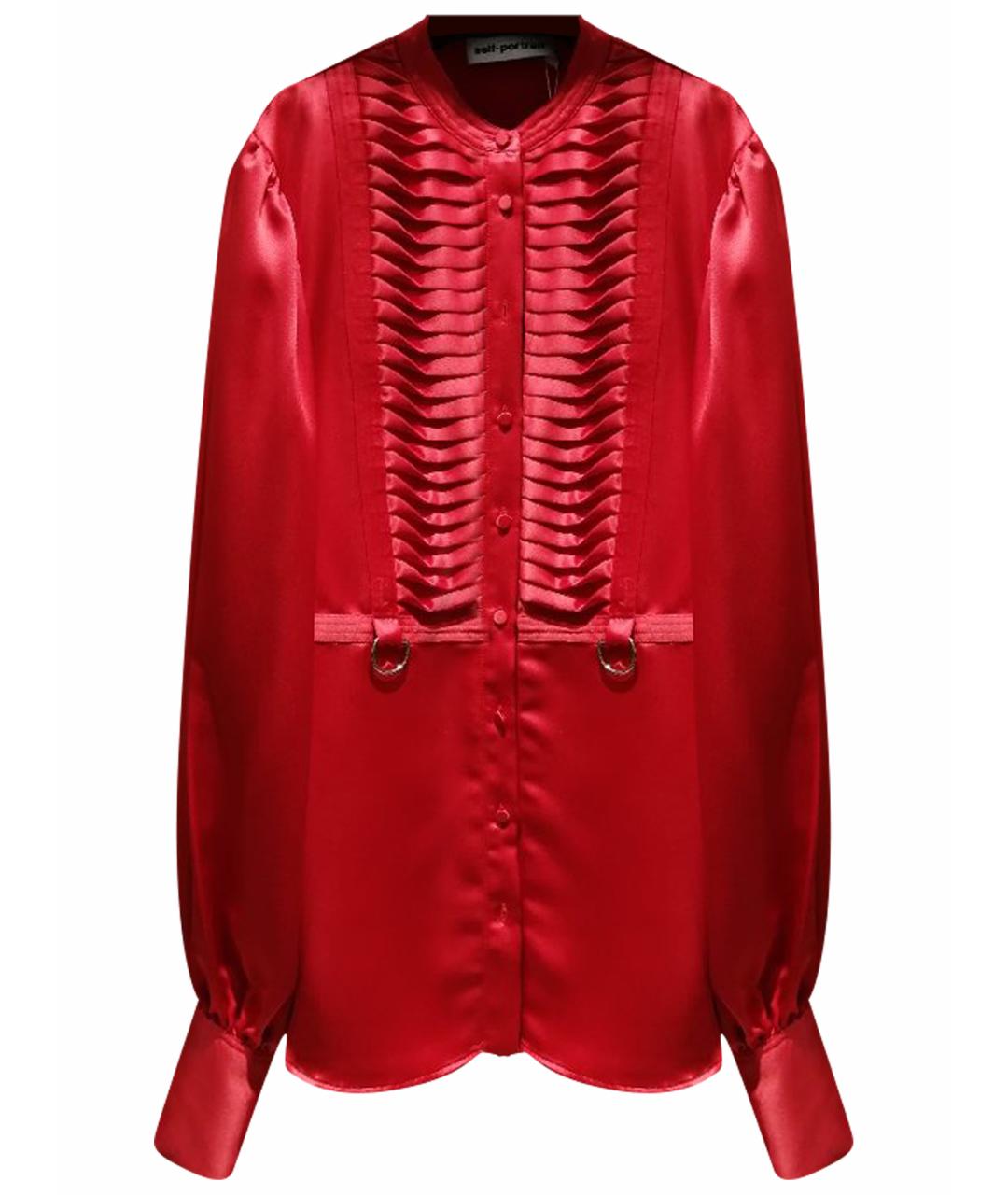 SELF-PORTRAIT Красная полиэстеровая блузы, фото 1