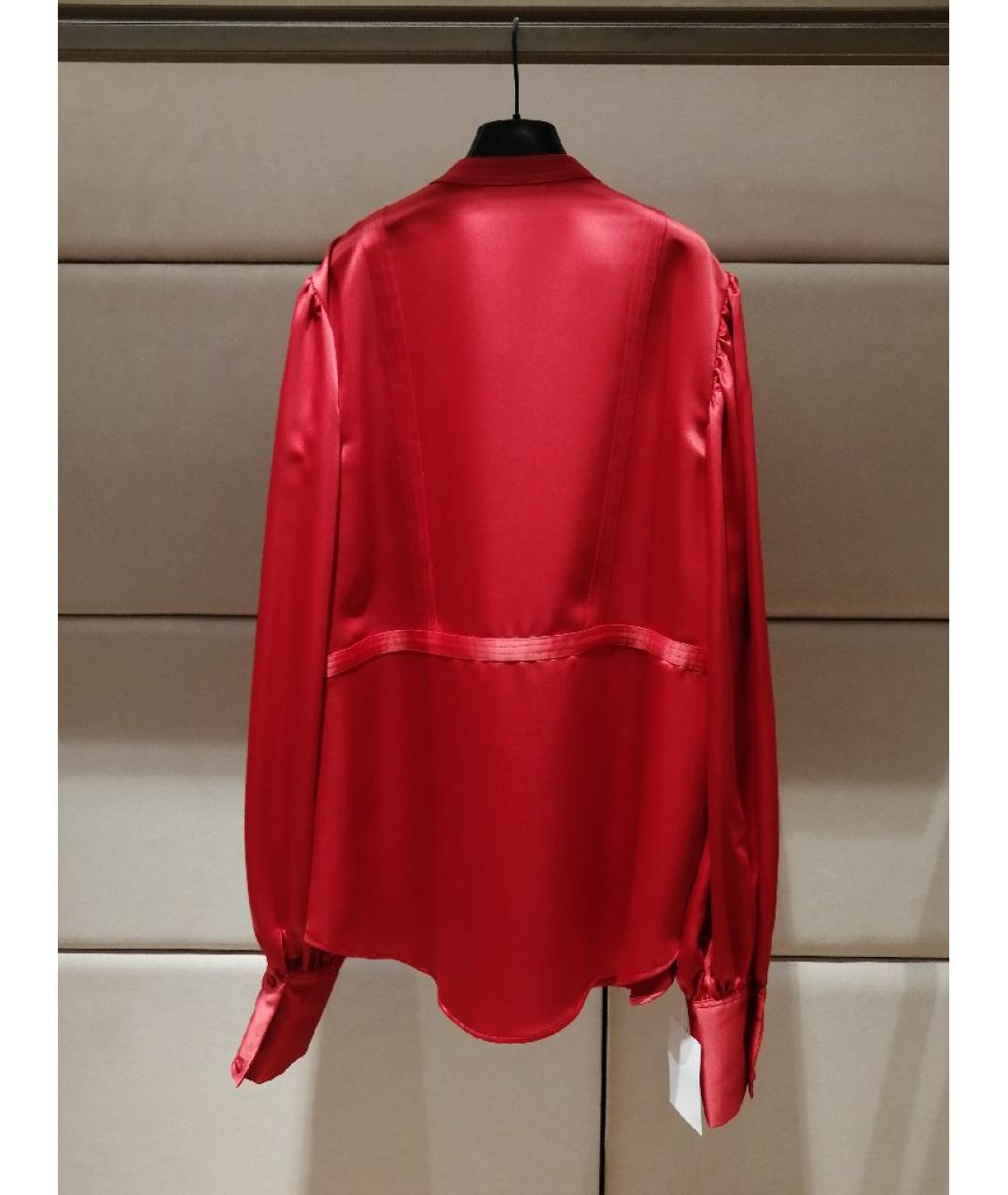 SELF-PORTRAIT Красная полиэстеровая блузы, фото 2