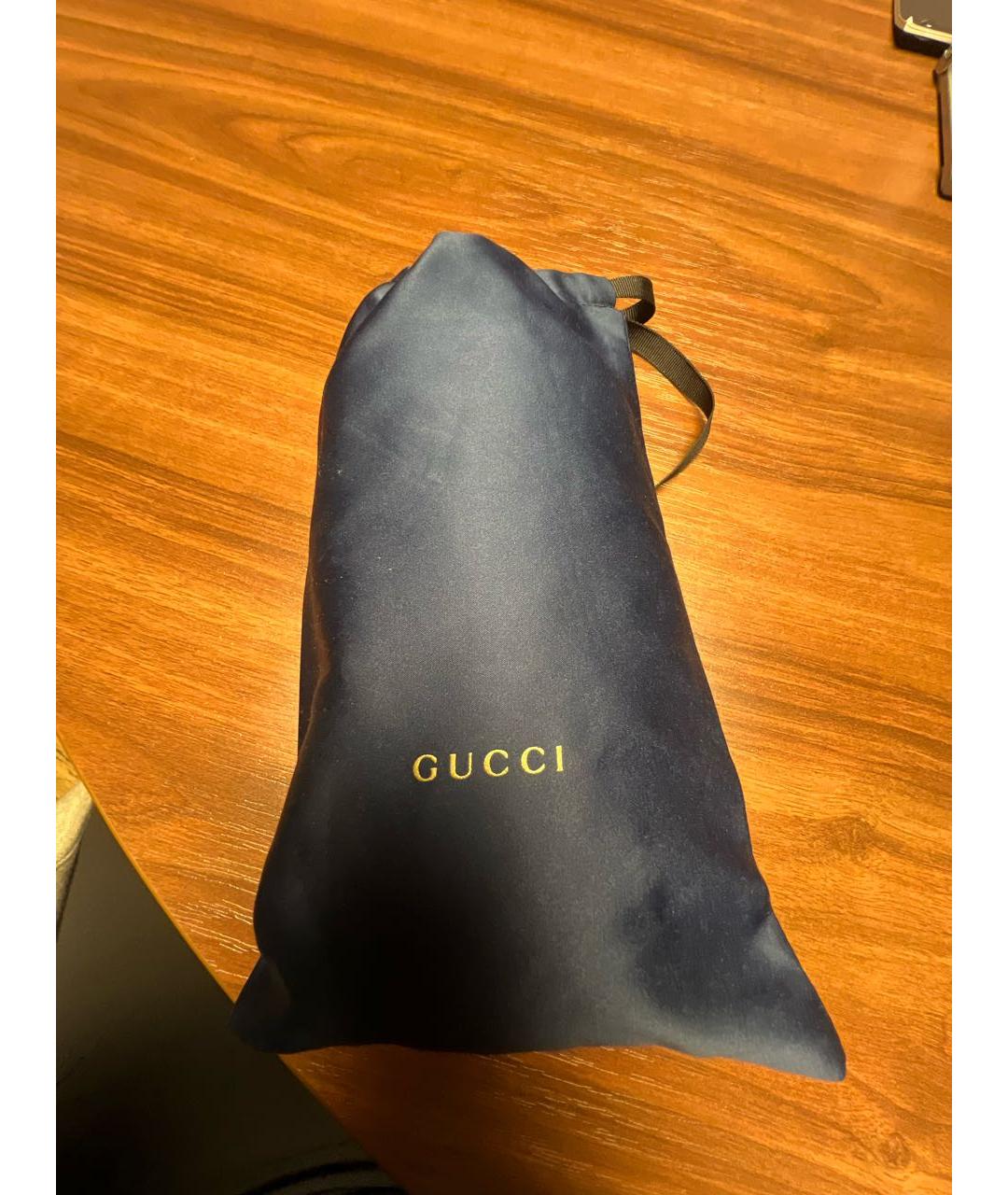 GUCCI Черные пластиковые солнцезащитные очки, фото 7