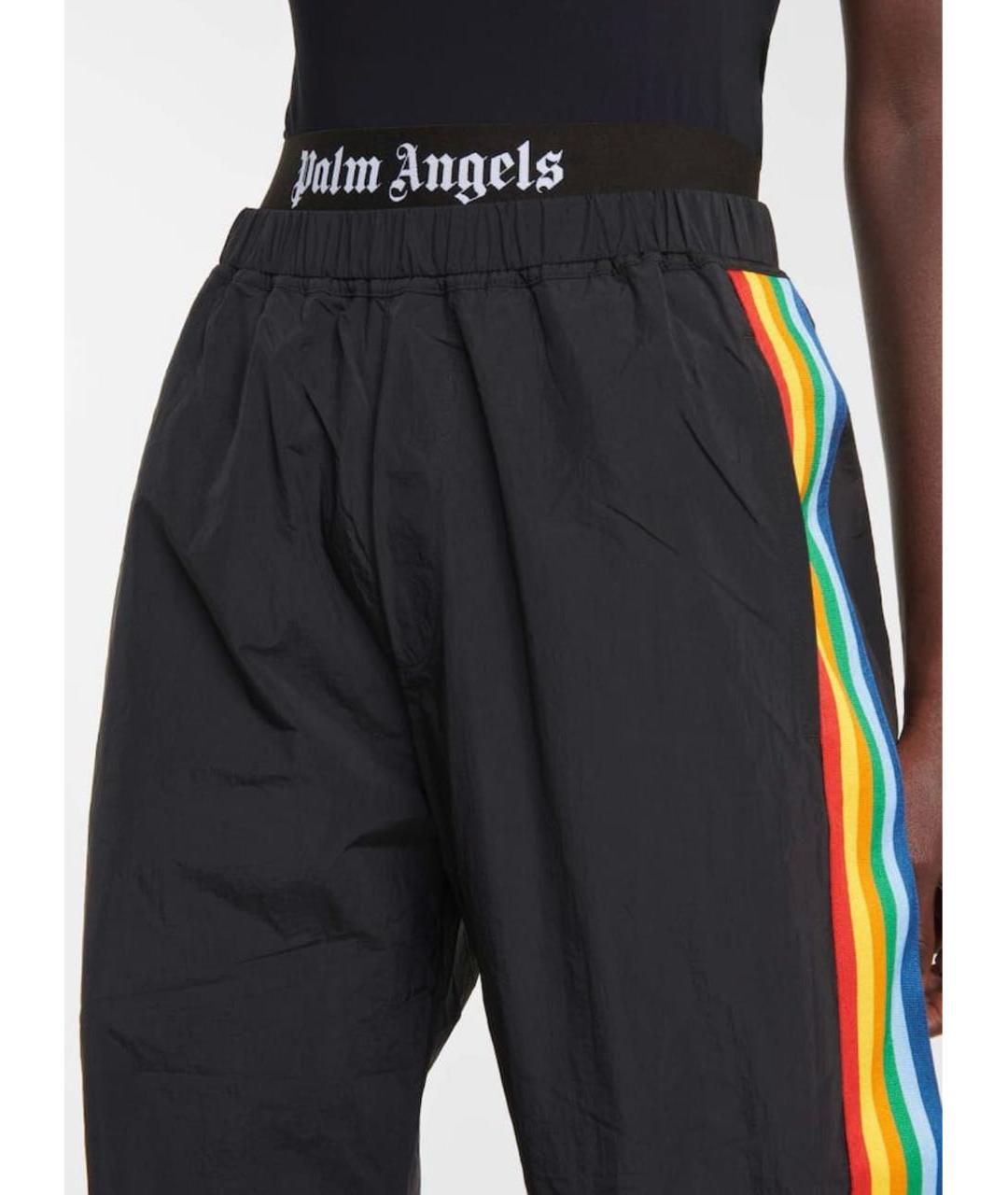 PALM ANGELS Черные прямые брюки, фото 3