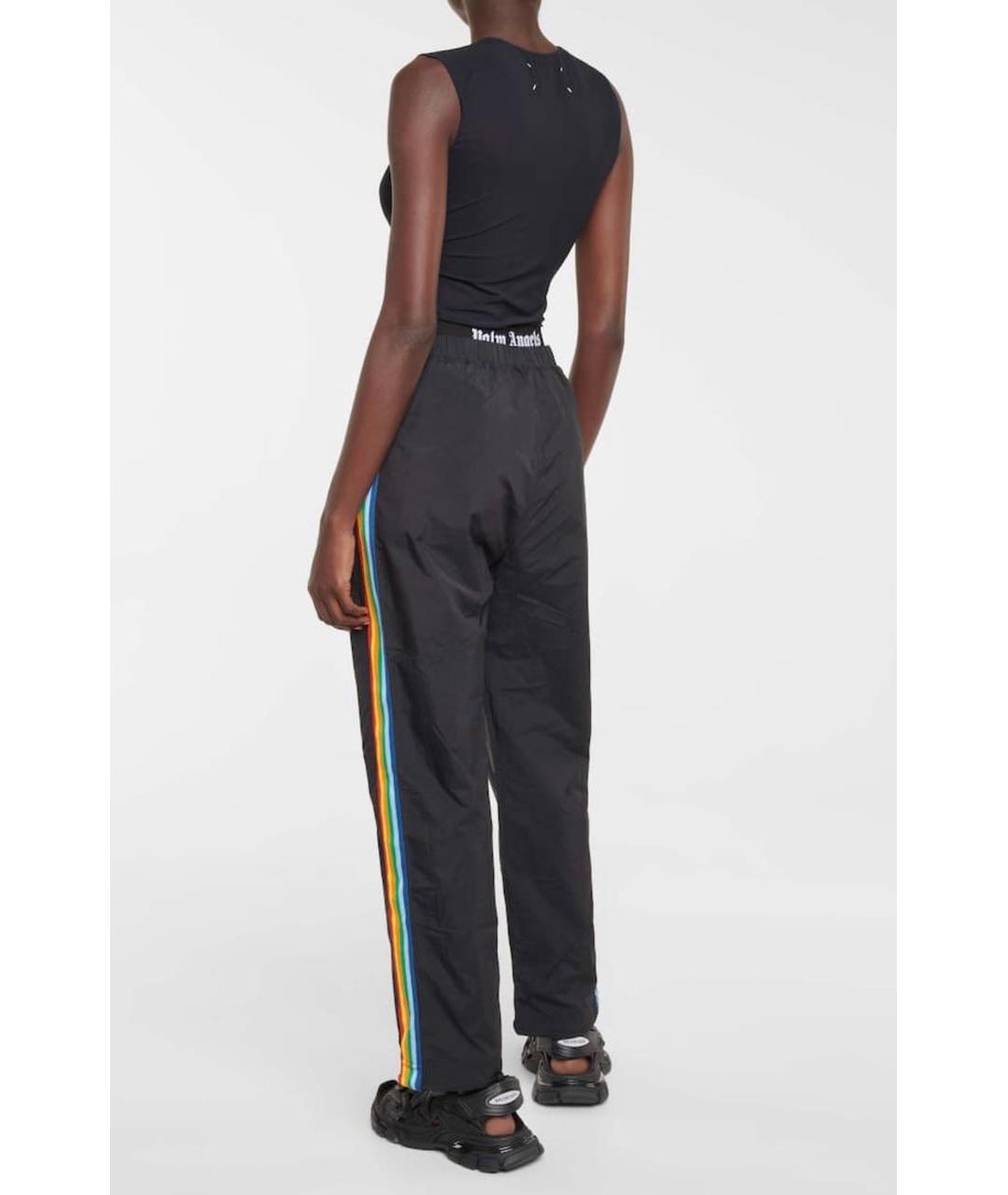 PALM ANGELS Черные прямые брюки, фото 4