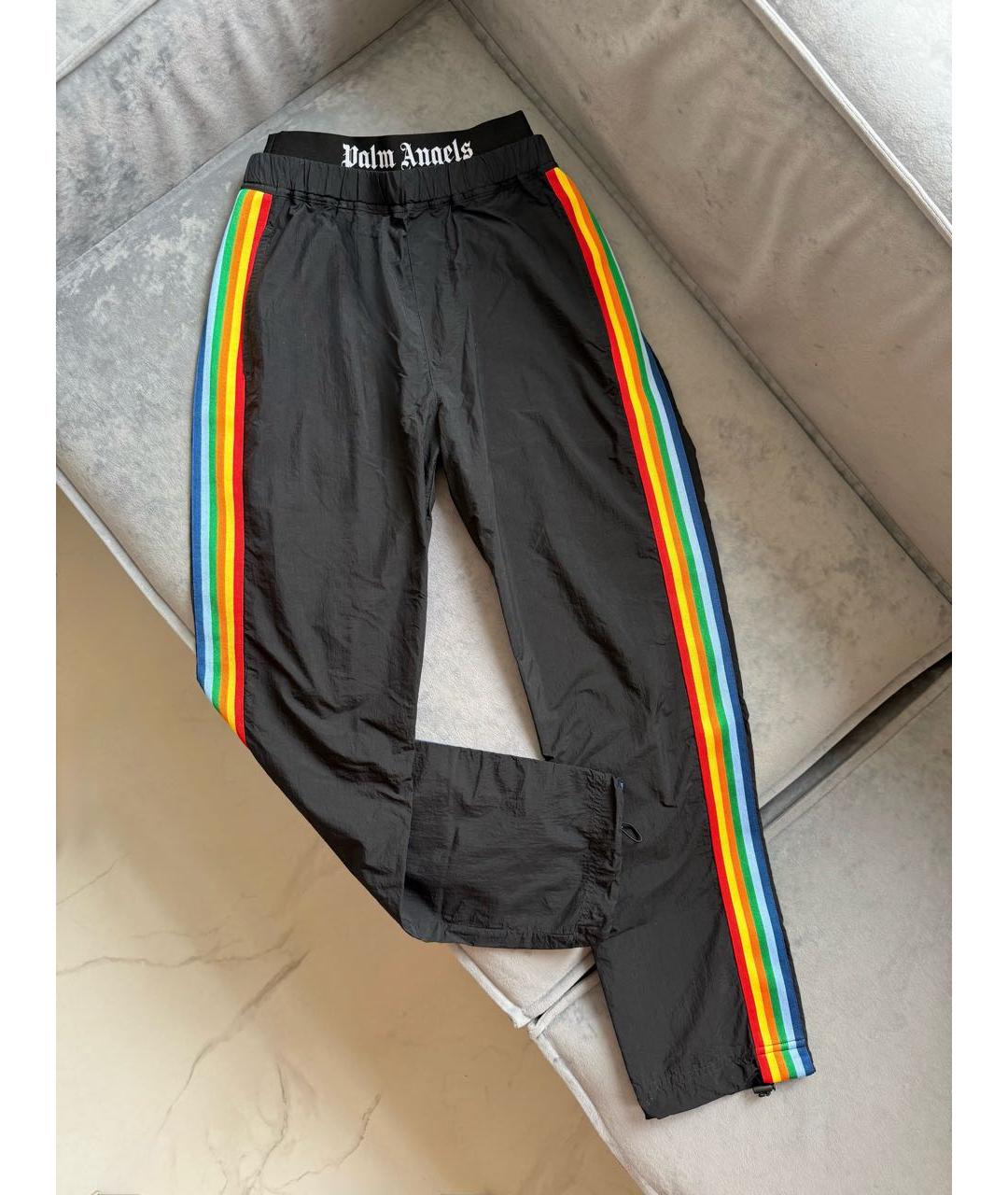 PALM ANGELS Черные прямые брюки, фото 5