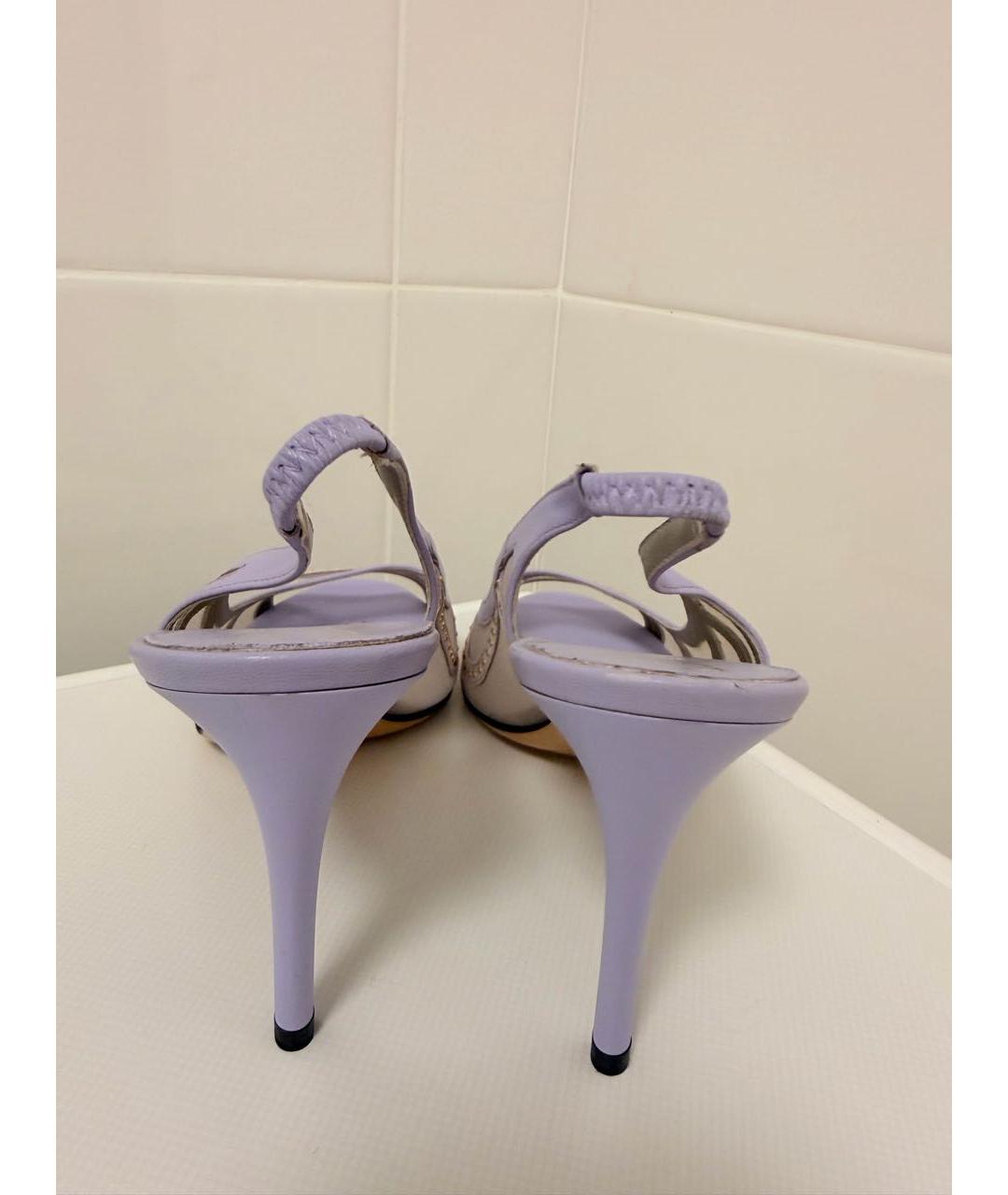 VERSACE Мульти кожаные босоножки, фото 3