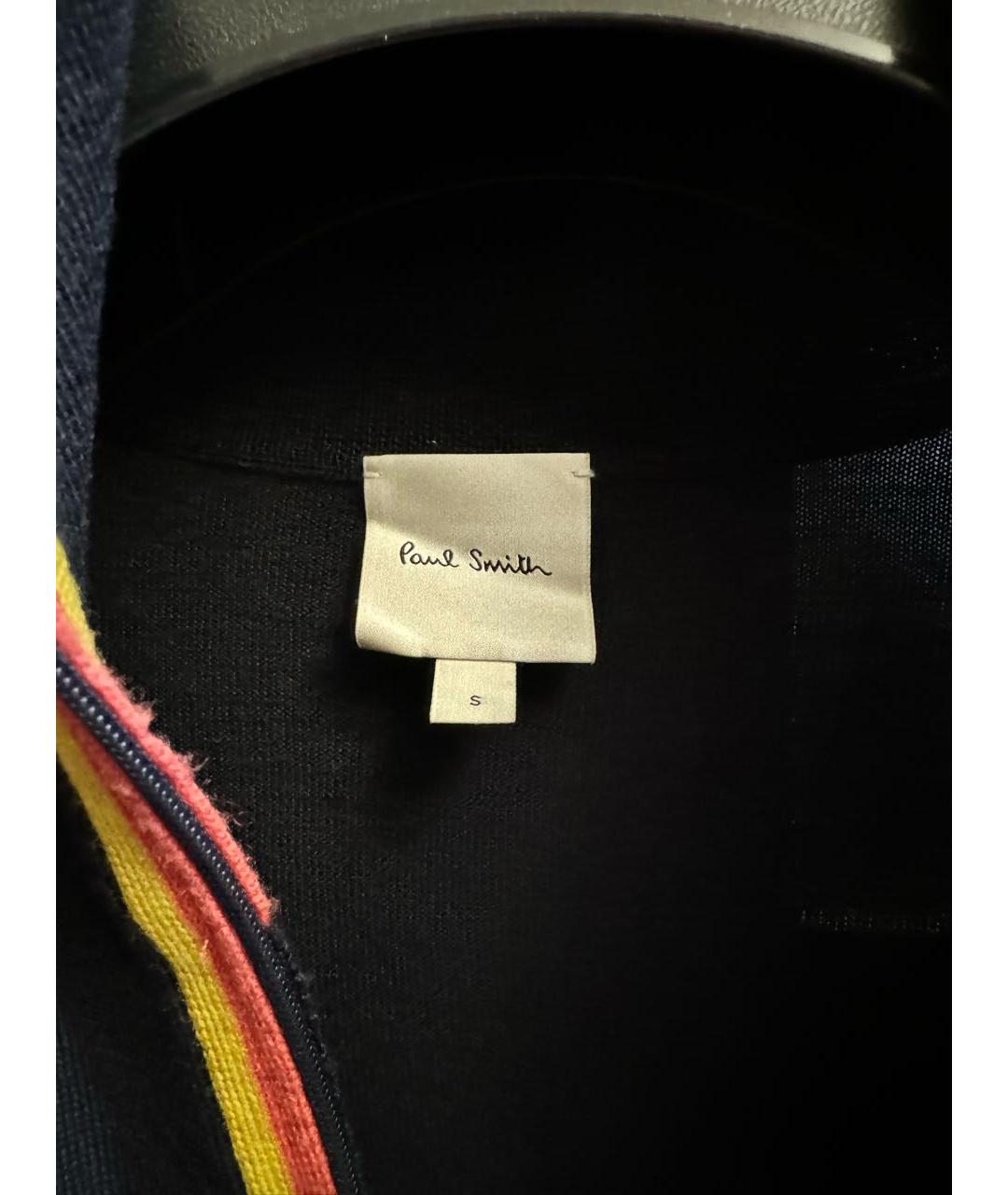 PAUL SMITH Темно-синий шерстяной джемпер / свитер, фото 3