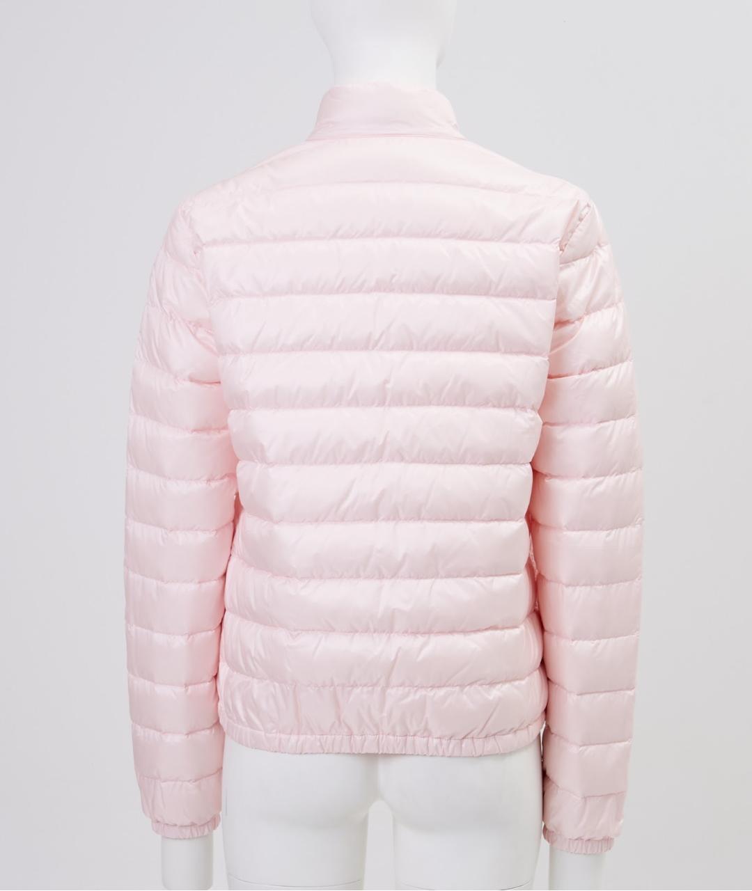 MONCLER Розовая полиамидовая куртка, фото 3