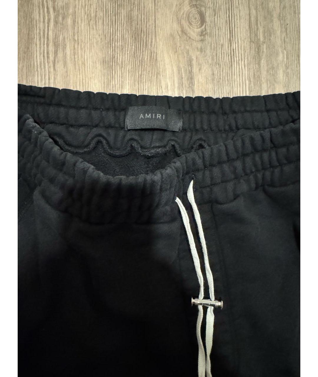 AMIRI Черные хлопковые повседневные брюки, фото 3