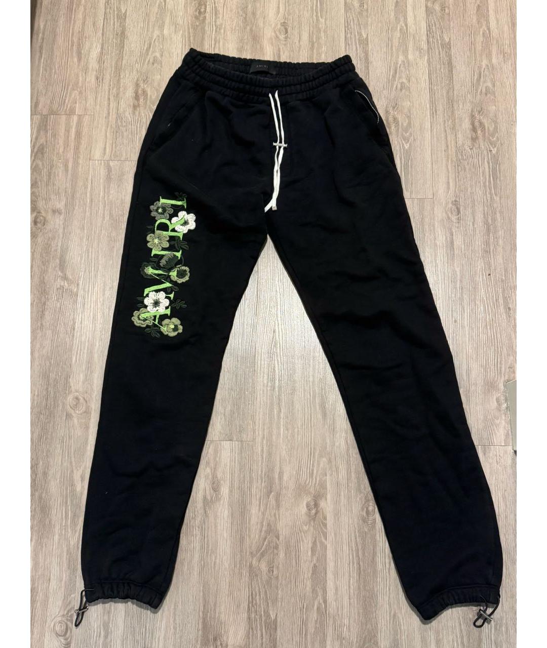 AMIRI Черные хлопковые повседневные брюки, фото 4