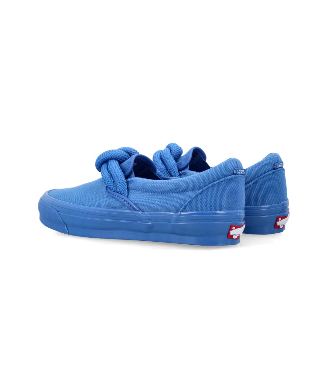 VANS Синие текстильные кроссовки, фото 4