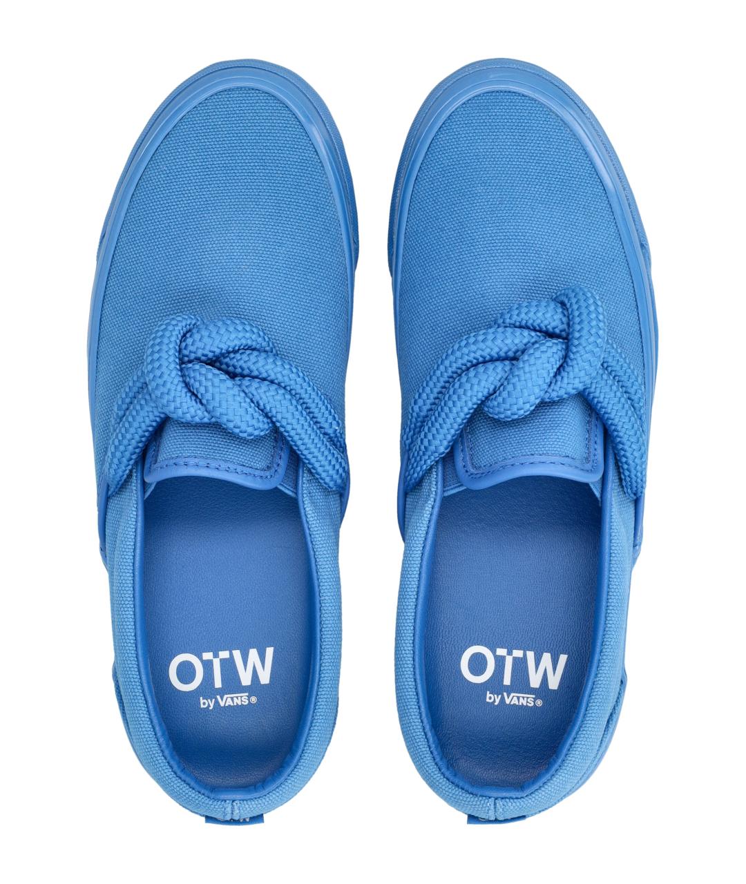 VANS Синие текстильные кроссовки, фото 2