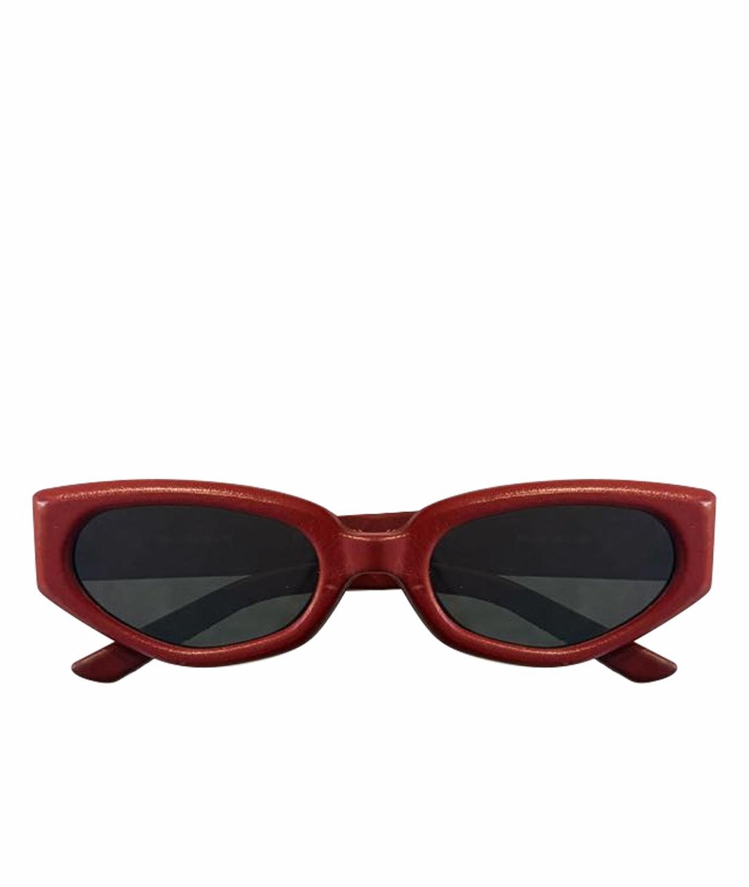 MAISON MARGIELA Бордовые солнцезащитные очки, фото 1