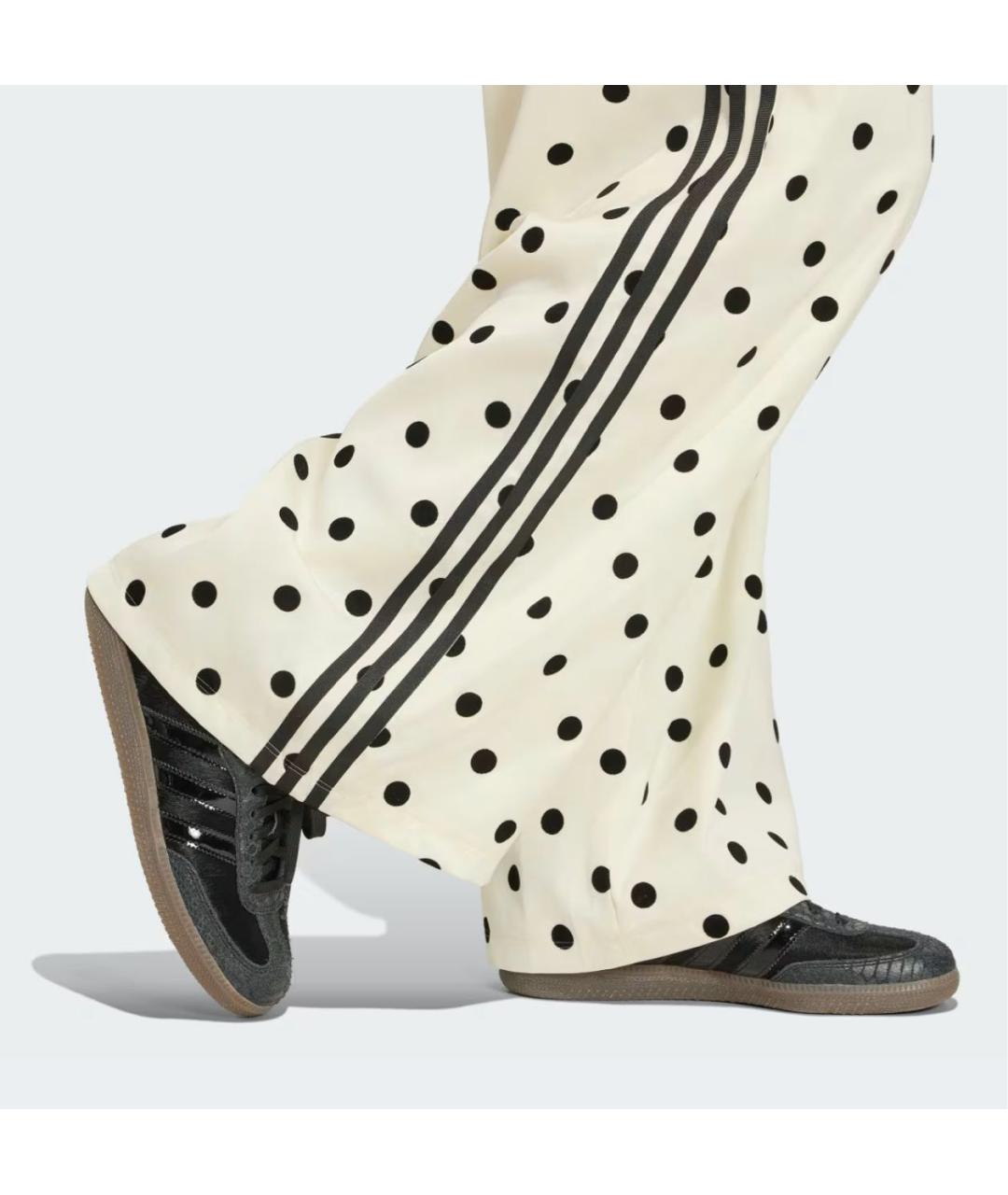 ADIDAS Белые полиэстеровые спортивные брюки и шорты, фото 3