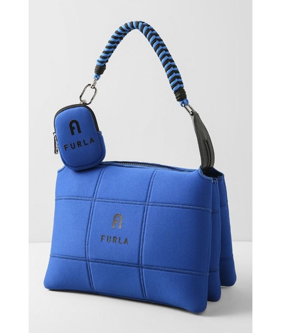 FURLA Синяя сумка через плечо, фото 10