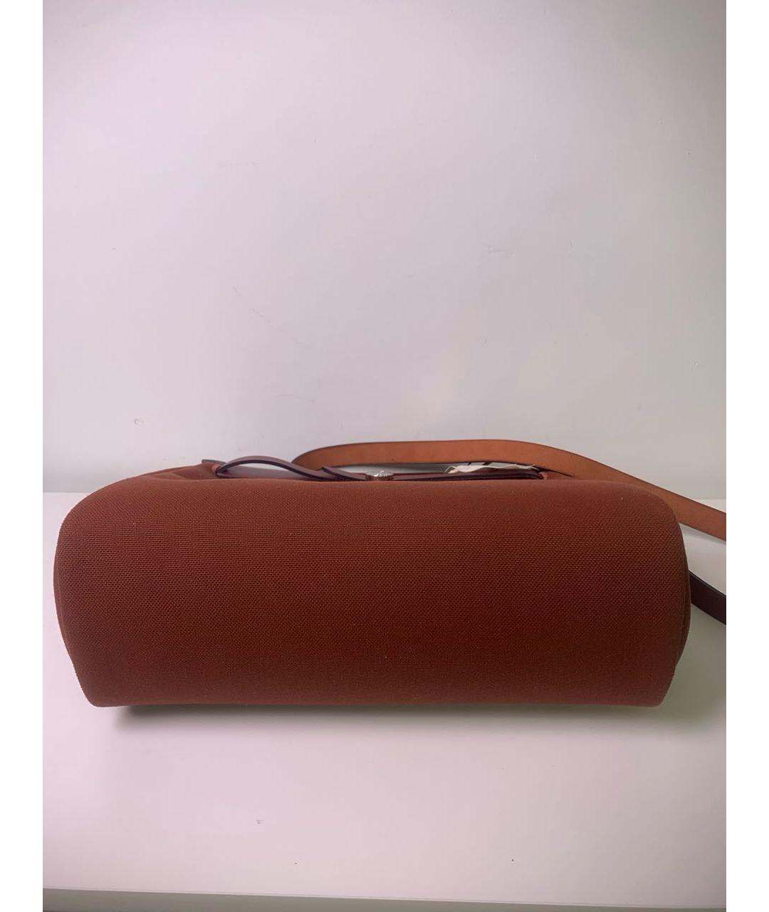 HERMES Бордовая сумка тоут, фото 3