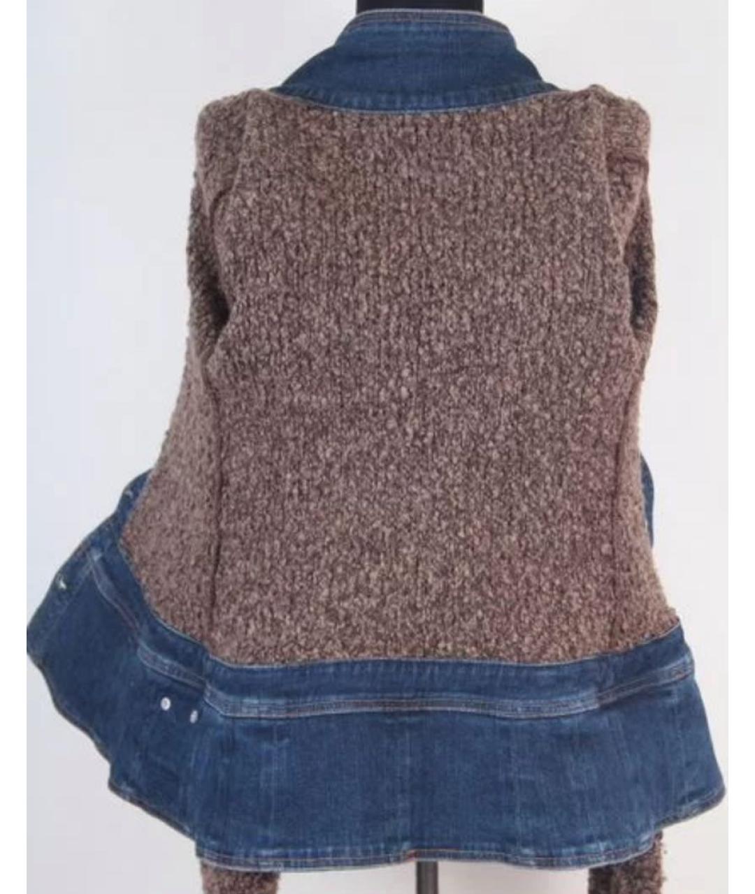 CHRISTIAN DIOR Бежевый твидовый жакет/пиджак, фото 8