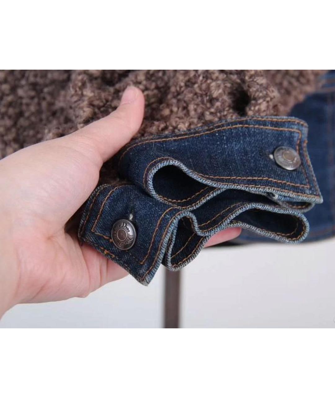 CHRISTIAN DIOR Бежевый твидовый жакет/пиджак, фото 5