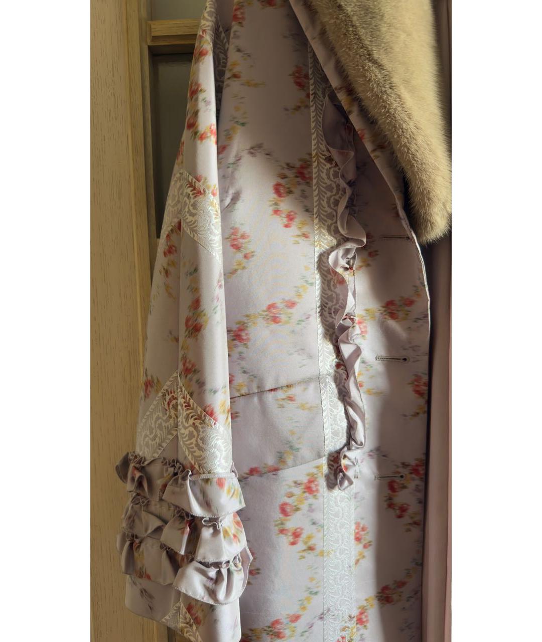 MIU MIU Розовое полиэстеровое пальто, фото 6