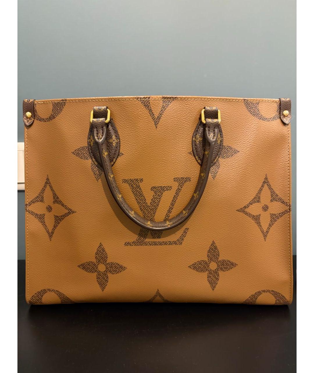 LOUIS VUITTON Коричневая сумка тоут, фото 2