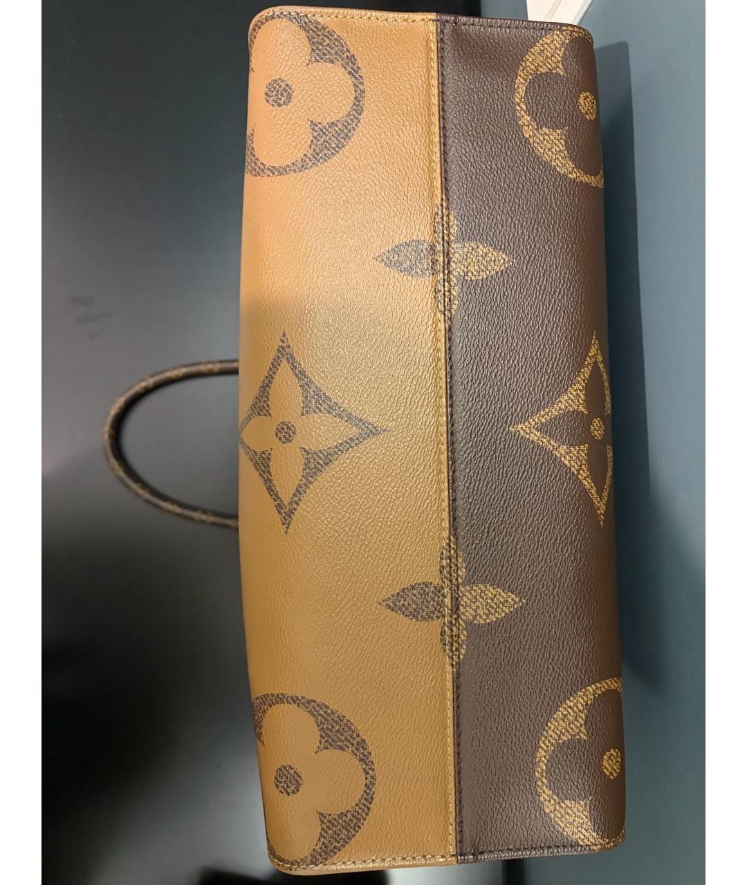 LOUIS VUITTON Коричневая сумка тоут, фото 3