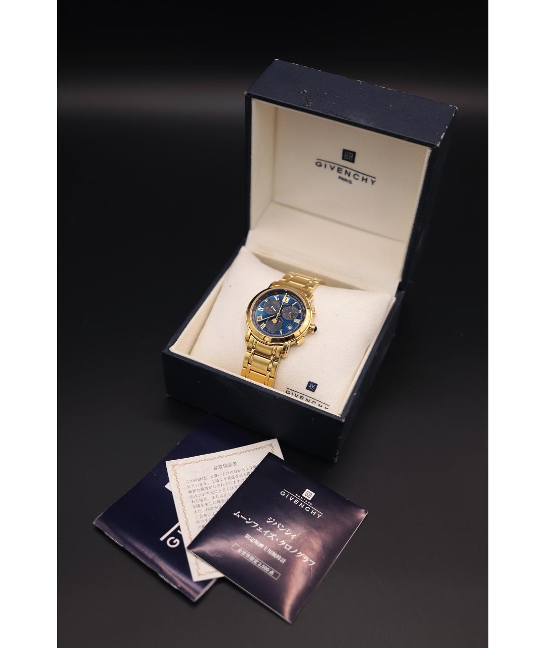 GIVENCHY Золотые позолоченные часы, фото 2