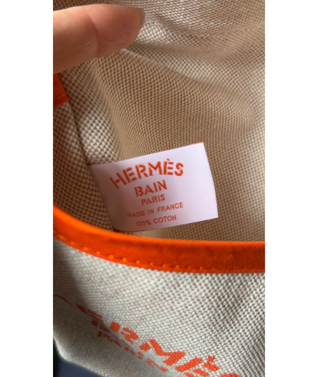 HERMES Мульти тканевая пляжная сумка, фото 6