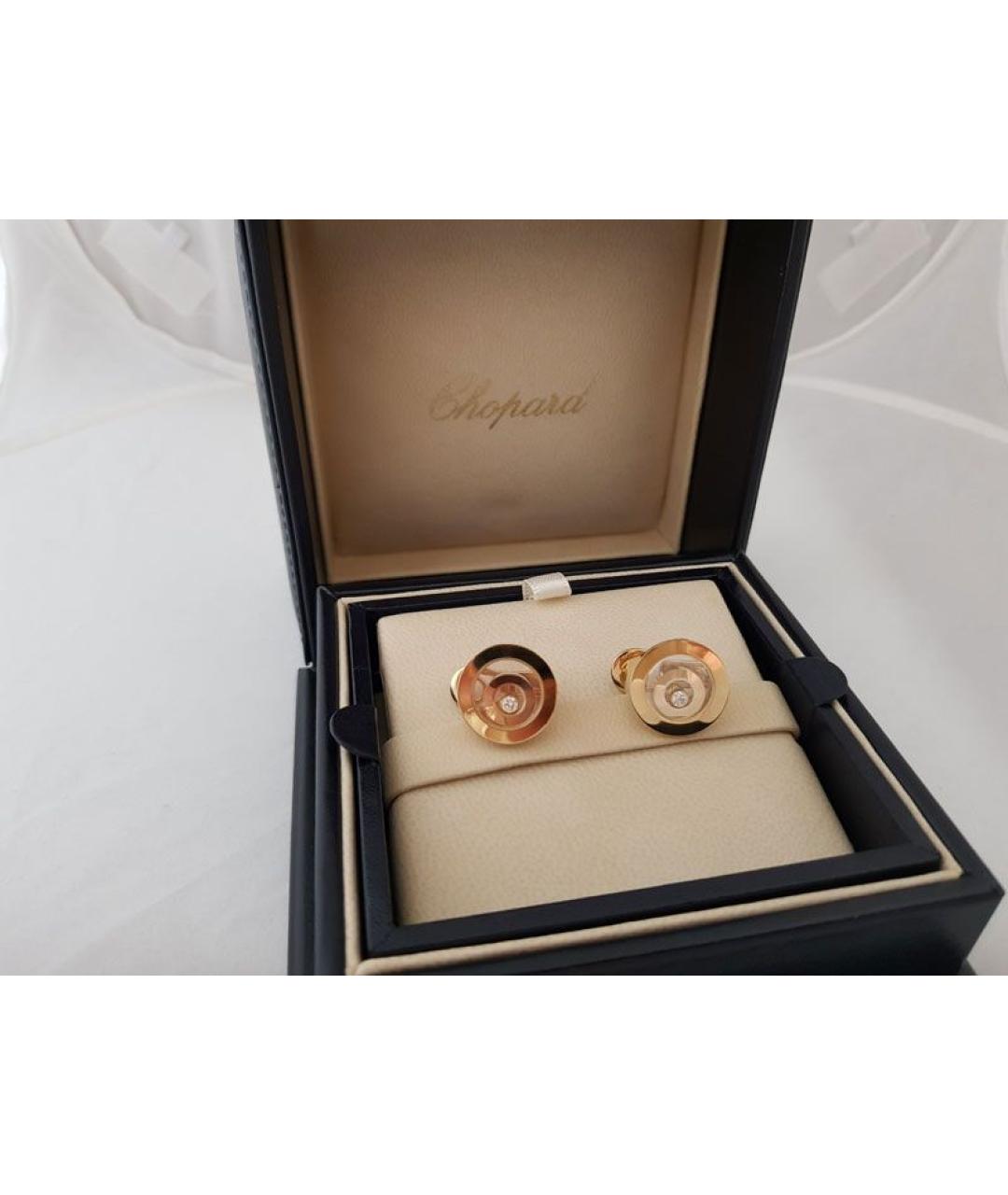 CHOPARD Золотые серьги из желтого золота, фото 2