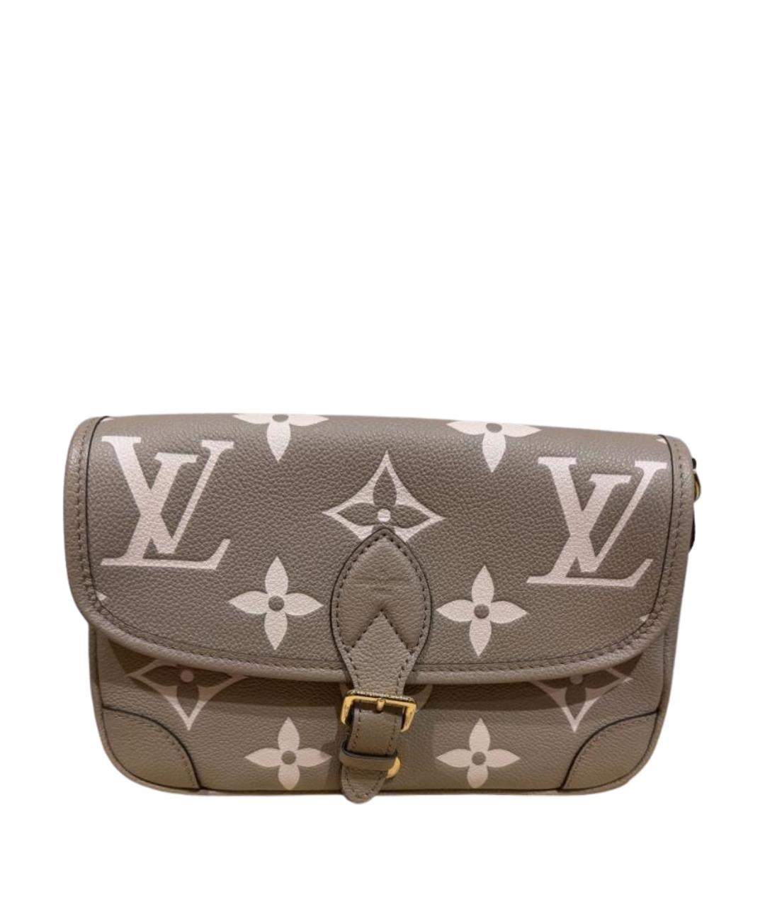 LOUIS VUITTON Бежевая кожаная сумка через плечо, фото 1