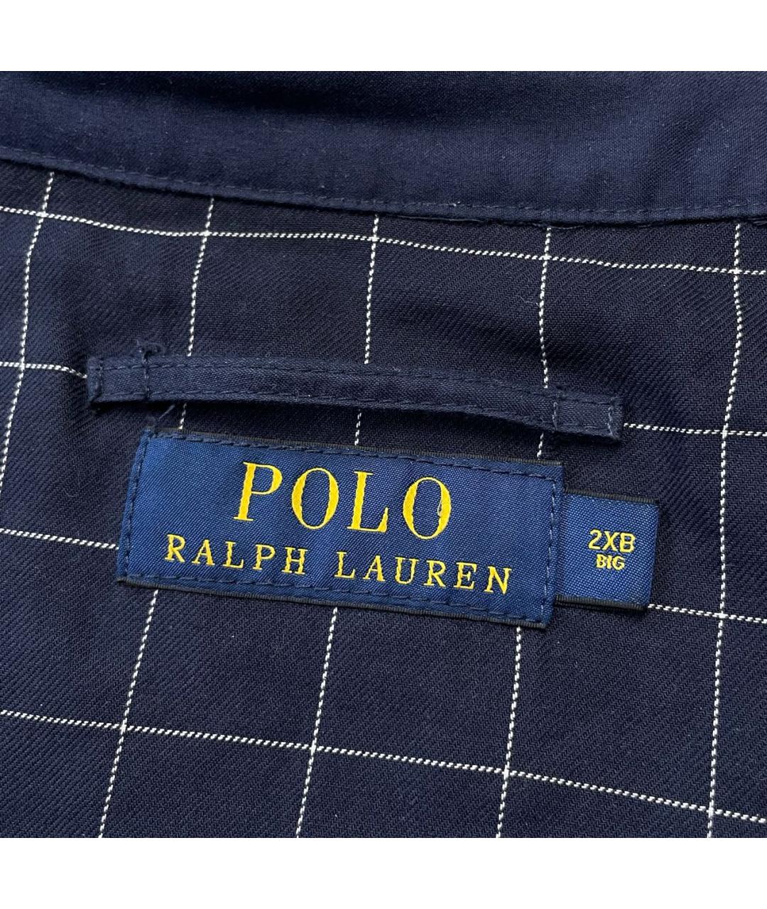 POLO RALPH LAUREN Темно-синяя хлопковая куртка, фото 7