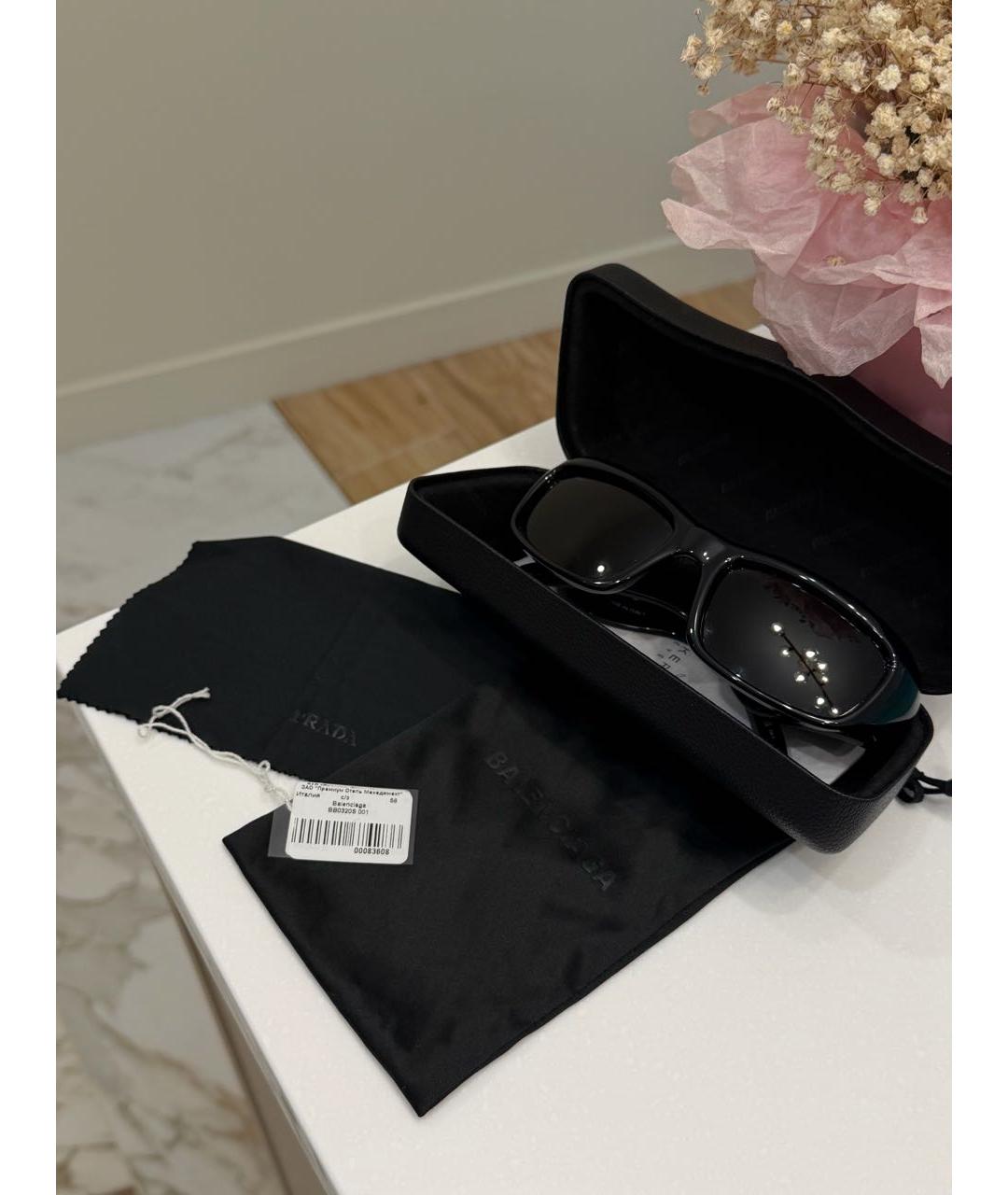 BALENCIAGA Черные солнцезащитные очки, фото 6