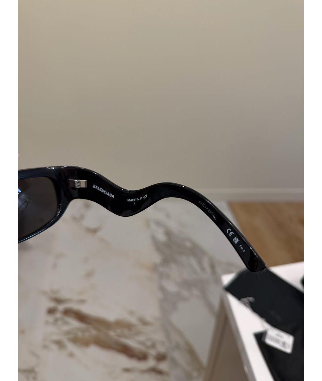 BALENCIAGA Черные солнцезащитные очки, фото 4