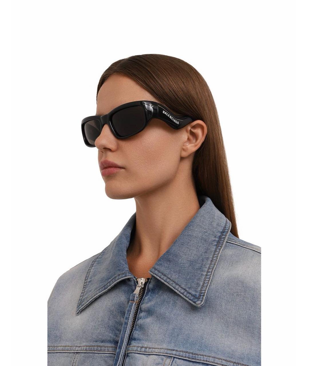 BALENCIAGA Черные солнцезащитные очки, фото 7