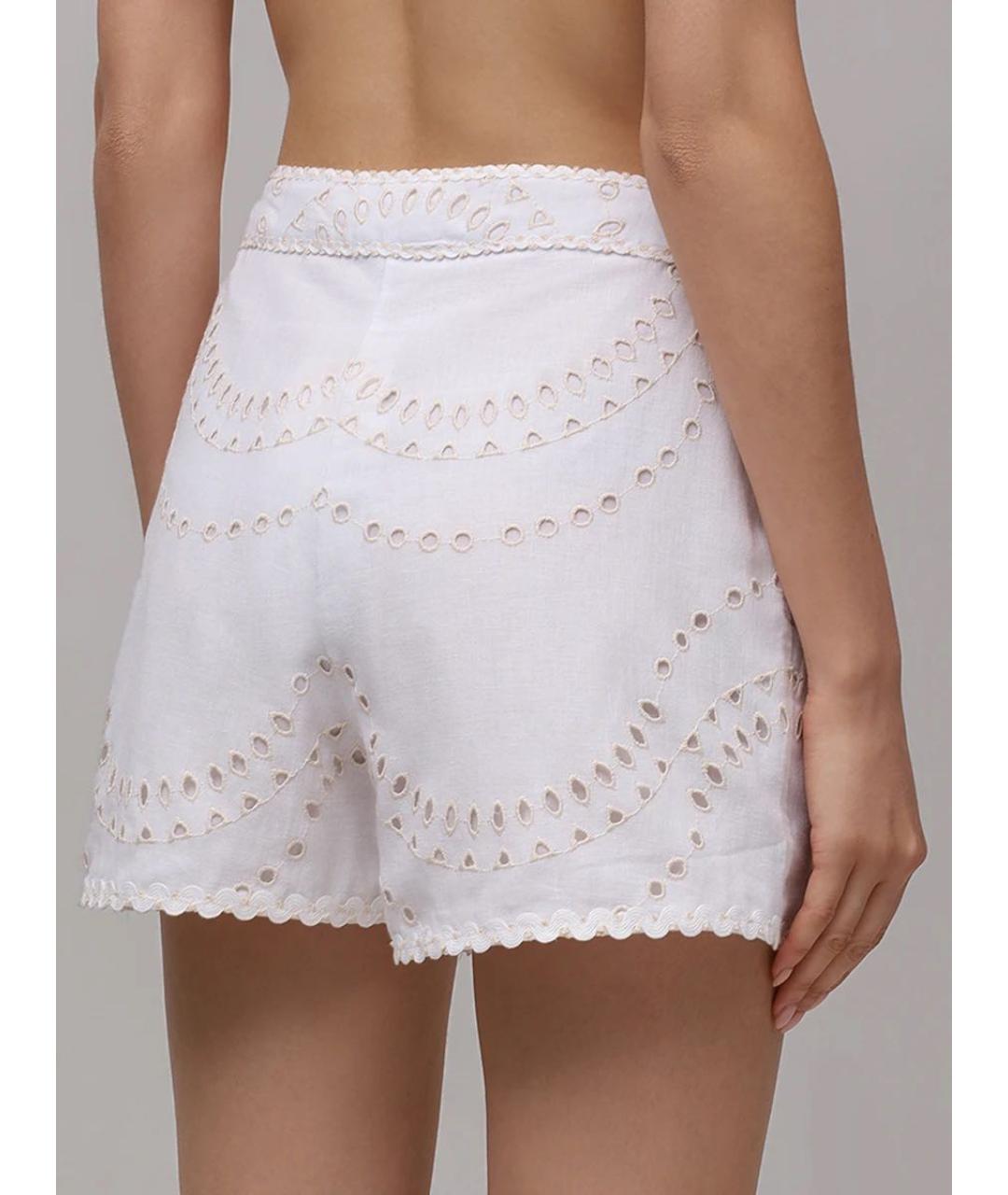 CHARO RUIZ Белый хлопковый костюм с брюками, фото 7