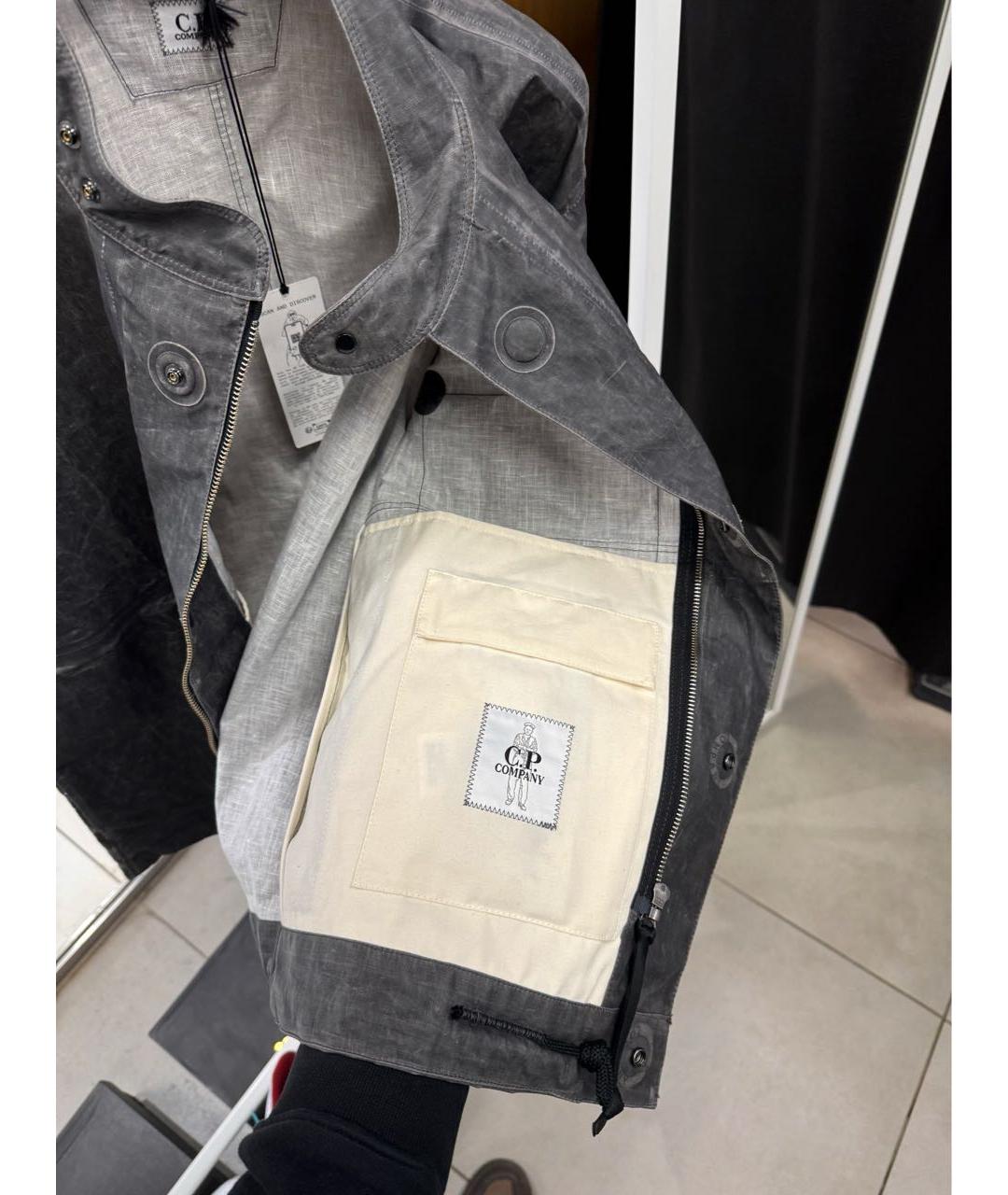 CP COMPANY Льняная куртка, фото 6