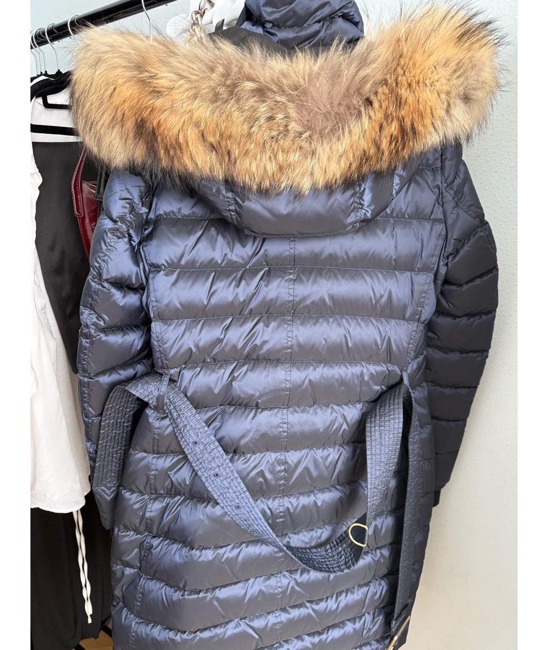 BURBERRY Темно-синий пуховик, фото 3