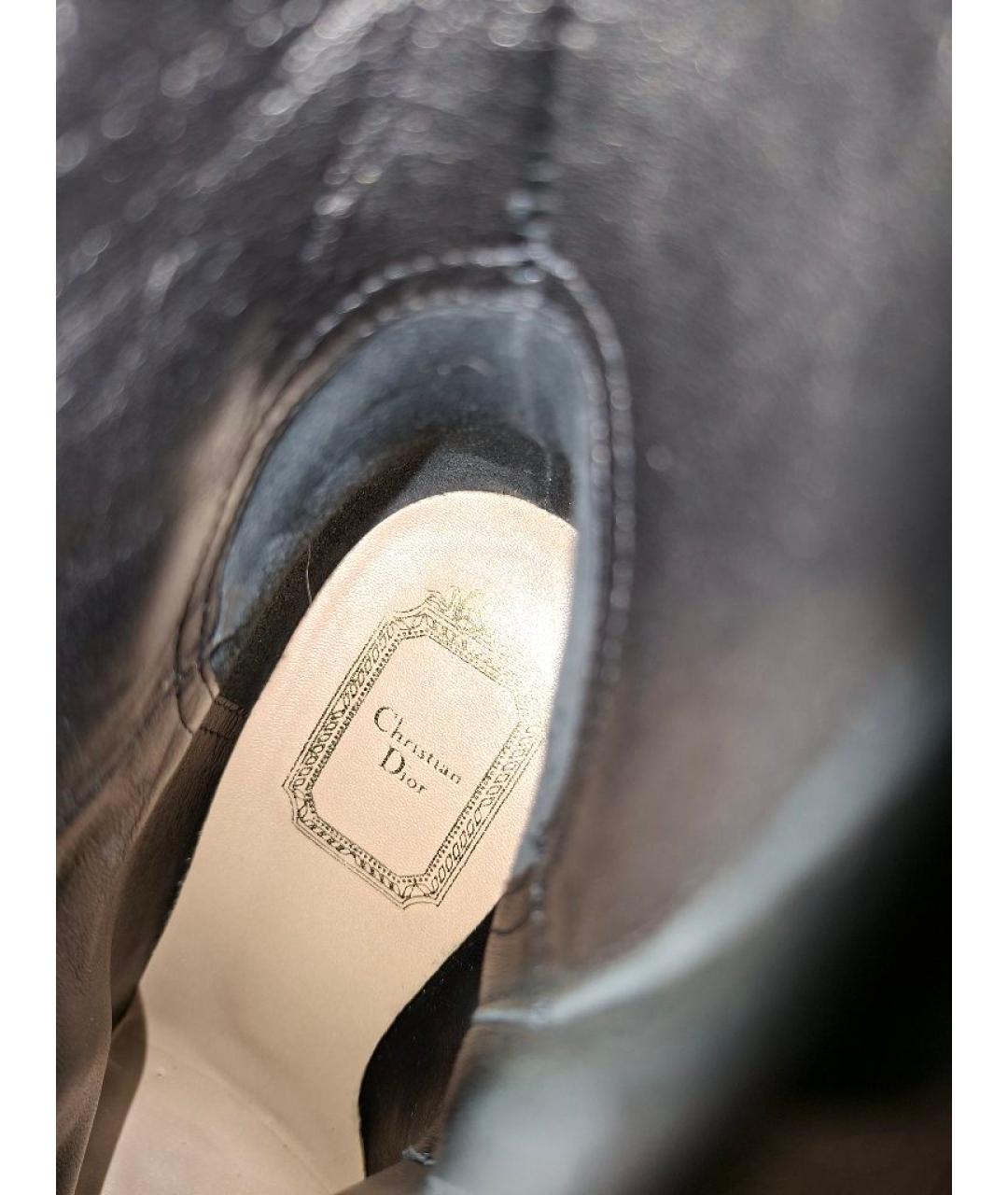 CHRISTIAN DIOR Коричневые полусапоги, фото 7
