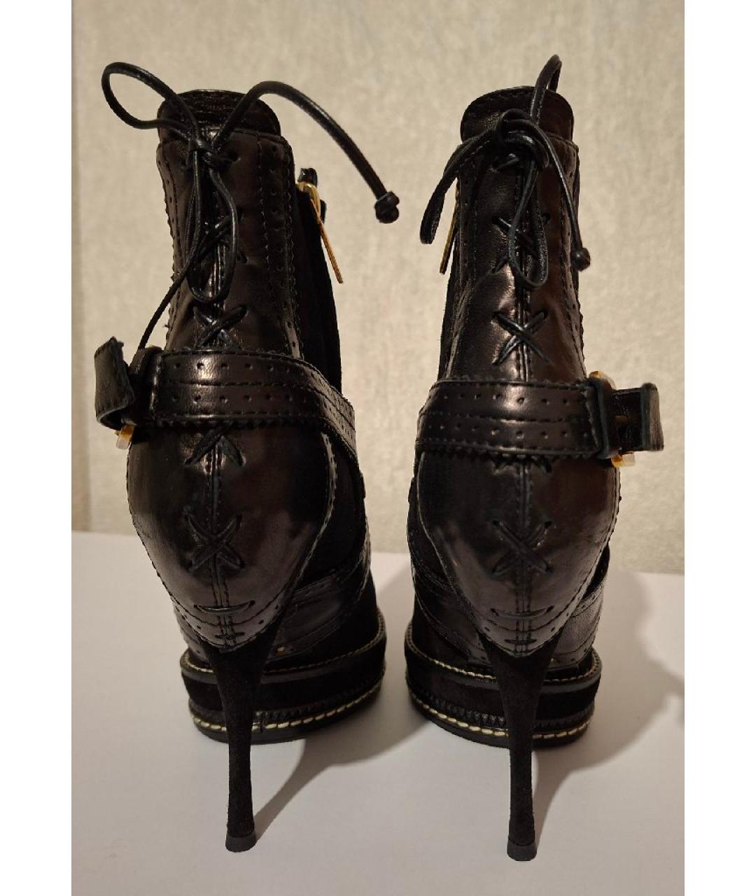 CHRISTIAN DIOR Коричневые полусапоги, фото 3