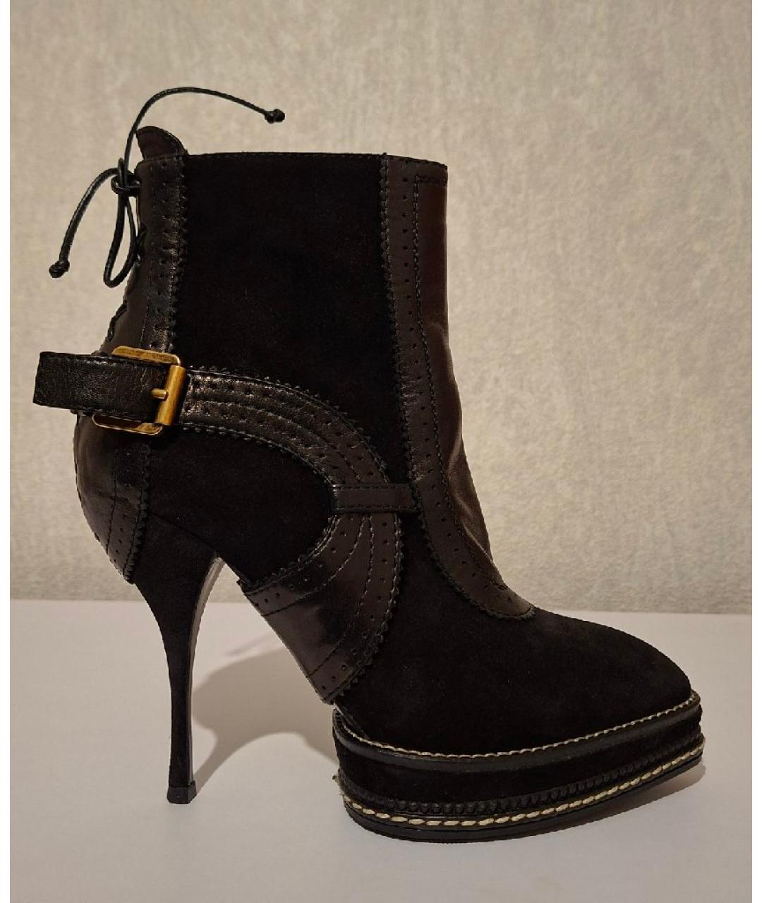 CHRISTIAN DIOR Коричневые полусапоги, фото 9