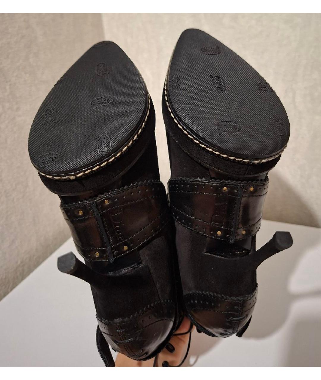 CHRISTIAN DIOR Коричневые полусапоги, фото 4