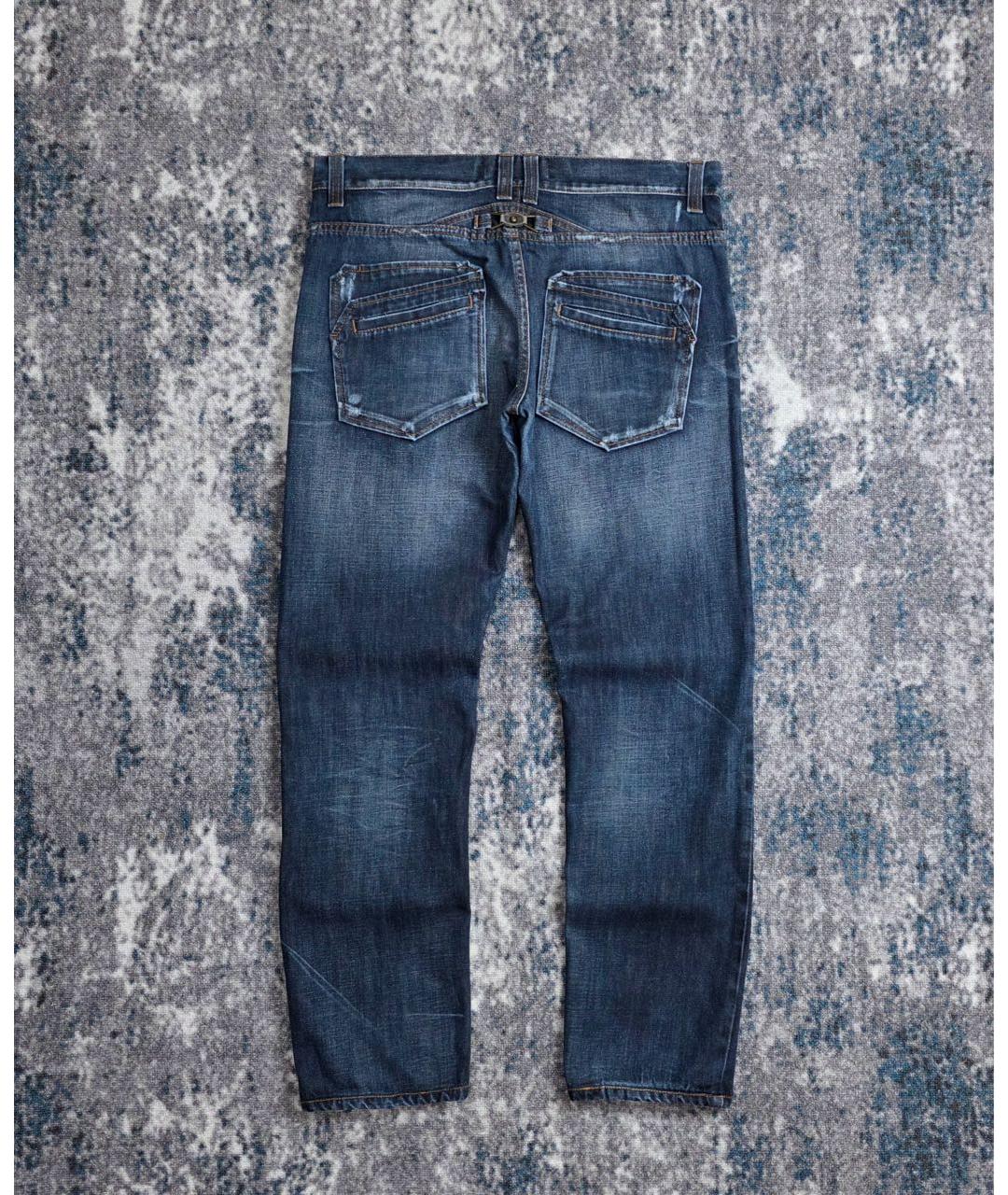 JUST CAVALLI Синие хлопковые джинсы скинни, фото 2