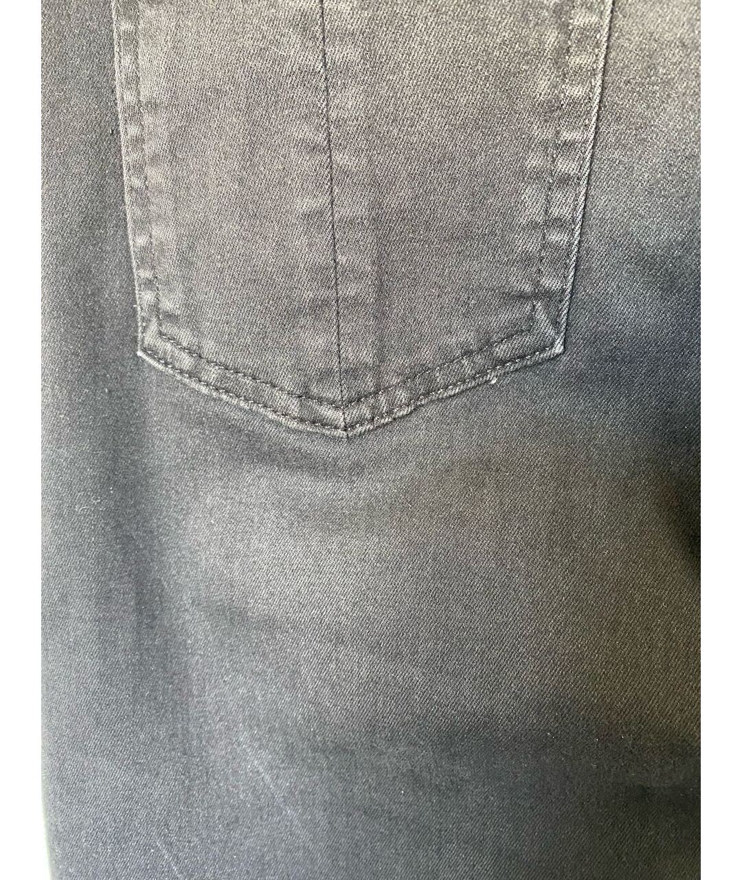 RAG&BONE Черные хлопко-полиэстеровые джинсы клеш, фото 5
