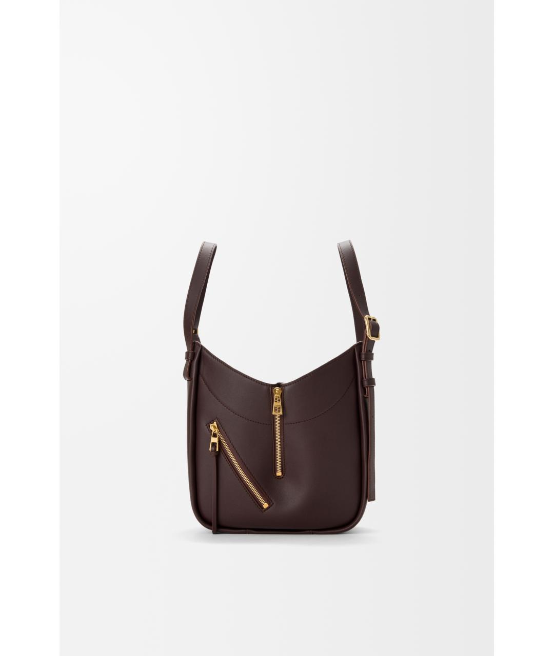 LOEWE Коричневая кожаная сумка тоут, фото 4