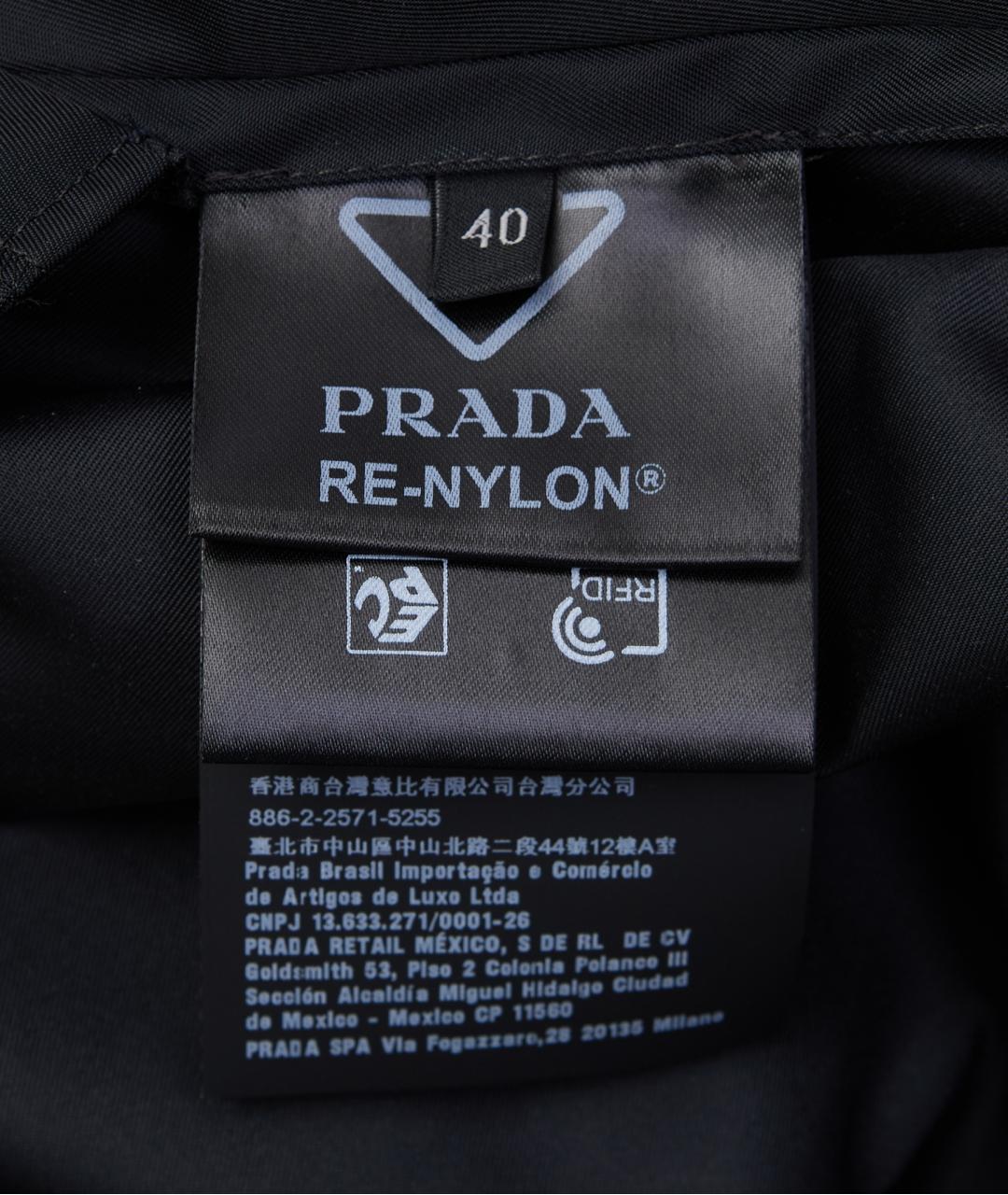 PRADA Черное полиамидовое коктейльное платье, фото 3