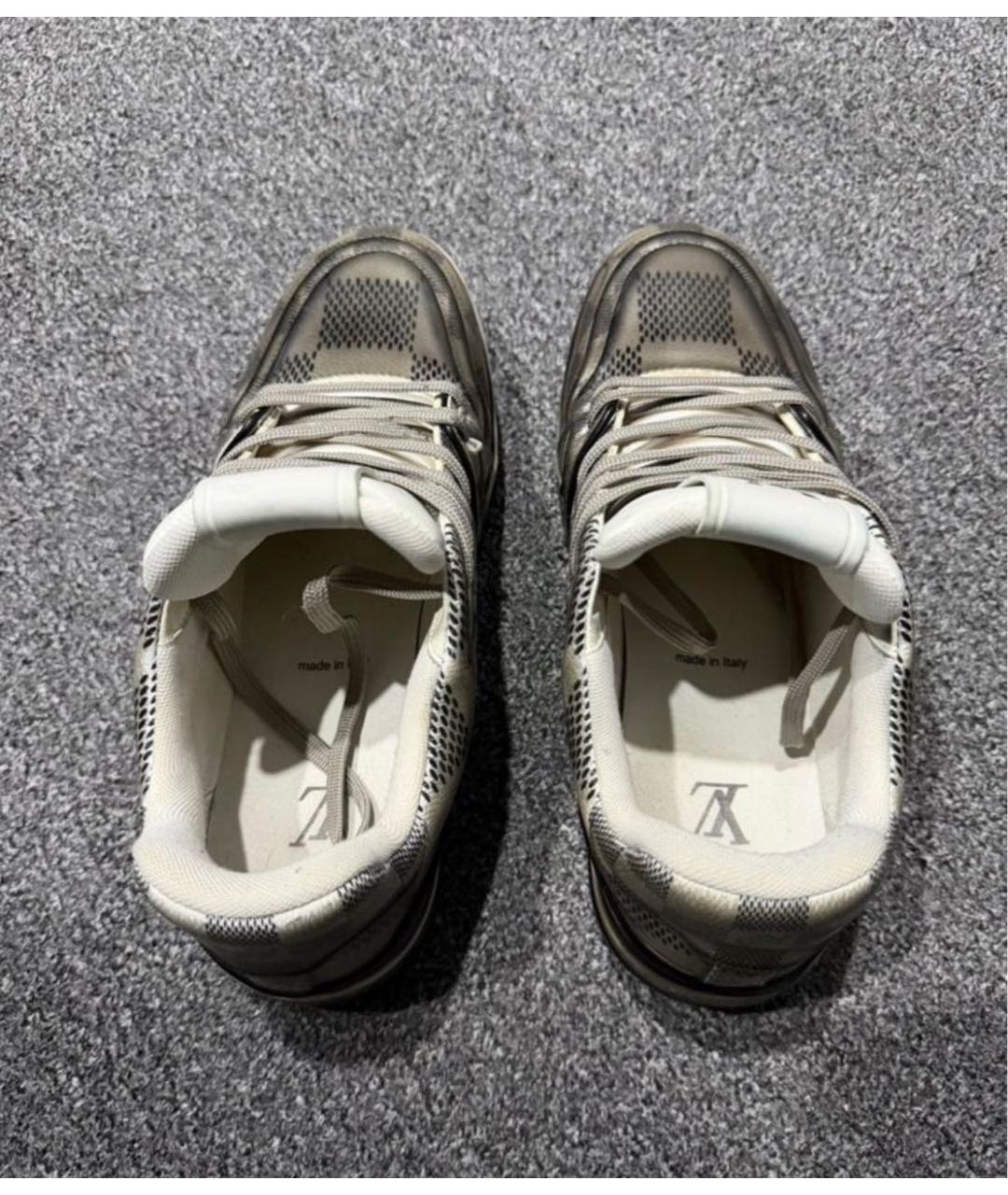 LOUIS VUITTON Коричневые резиновые низкие ботинки, фото 3