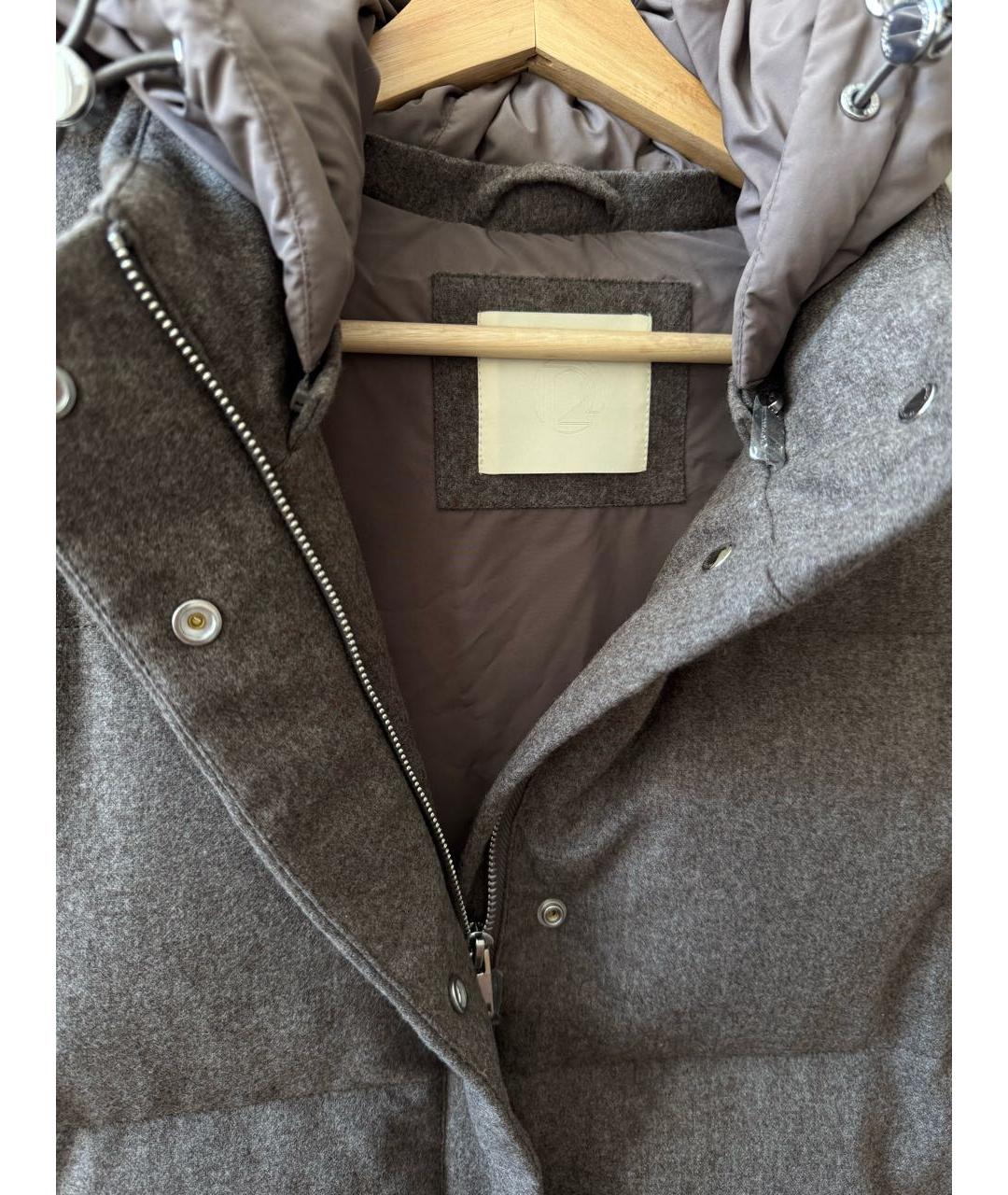 12 STOREEZ Коричневый шерстяной жилет, фото 5