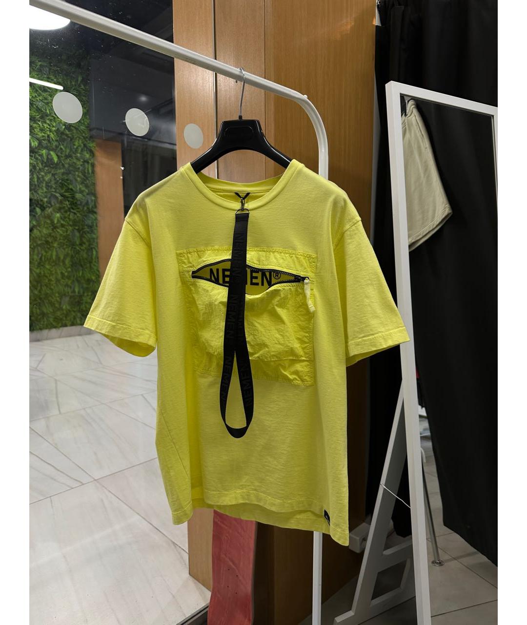 NEMEN Желтая хлопковая футболка, фото 6